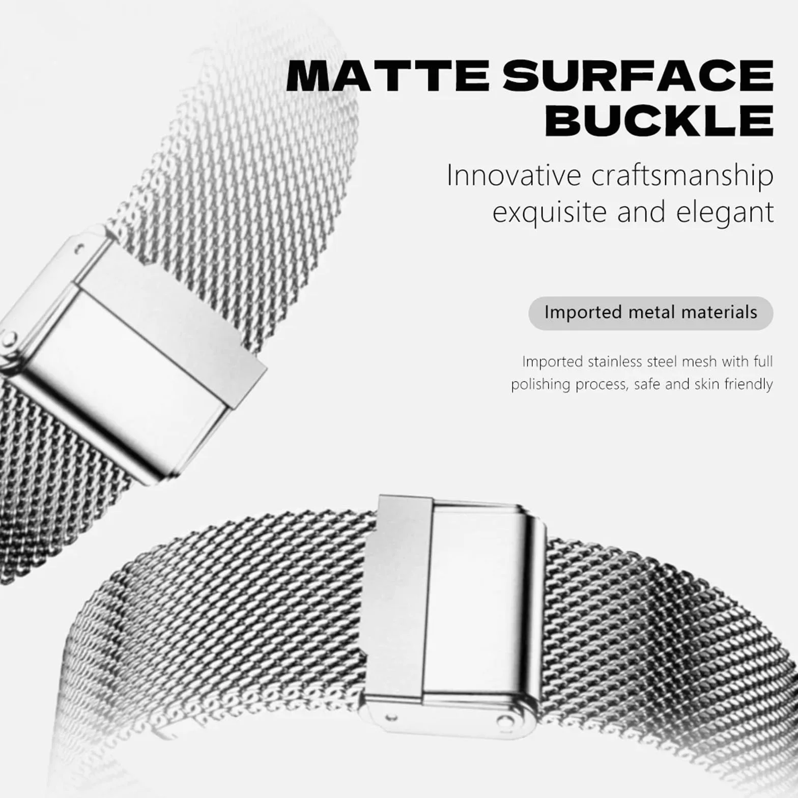 EZZON Pasek ze stali nierdzewnej 1.0 Mesh do inteligentnego zegarka Garmin Pasek zamienny 20mm 22mm 26mm Metalowa opaska na nadgarstek Bransoletka Akcesoria do paska Od zegarków