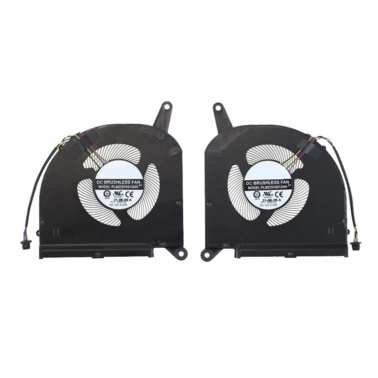 Wentylator procesora GPU laptopa PLB07010S12HH DC12V 0.50A 4Pin dla Gigabyte AERO 15 OLED SA 17 HDR XA RP75XA RP77XA Lucky (Color : CPU FAN)