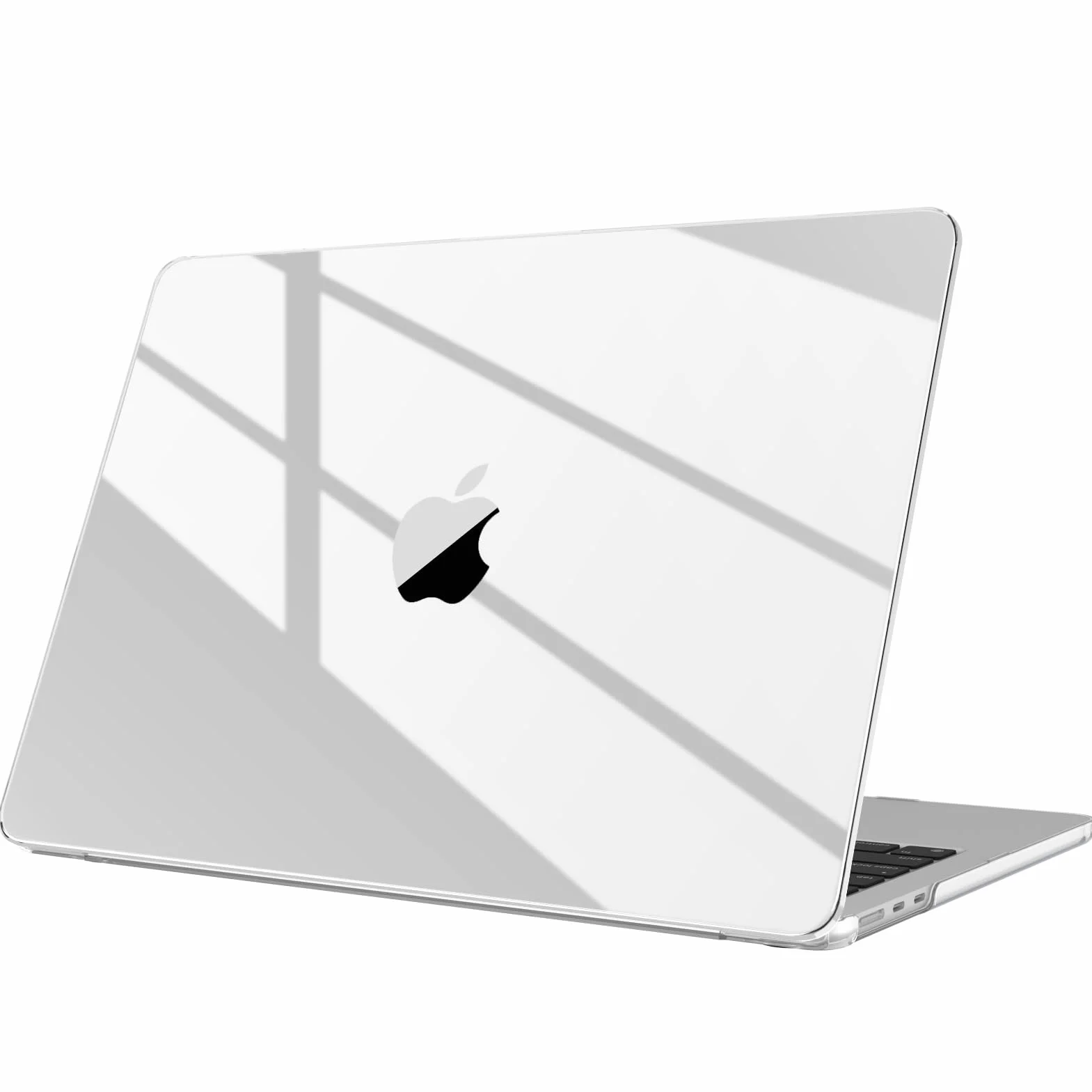 Fintie Etui kompatybilne z MacBook Air 13,6 cala M5 M4 M3 M2 (2026-2022) A3449 A3240 A3113 A2681, ultracienkie, twarde etui ochronne, kompatybilne z MacBook Air 13, krystalicznie przezroczyste