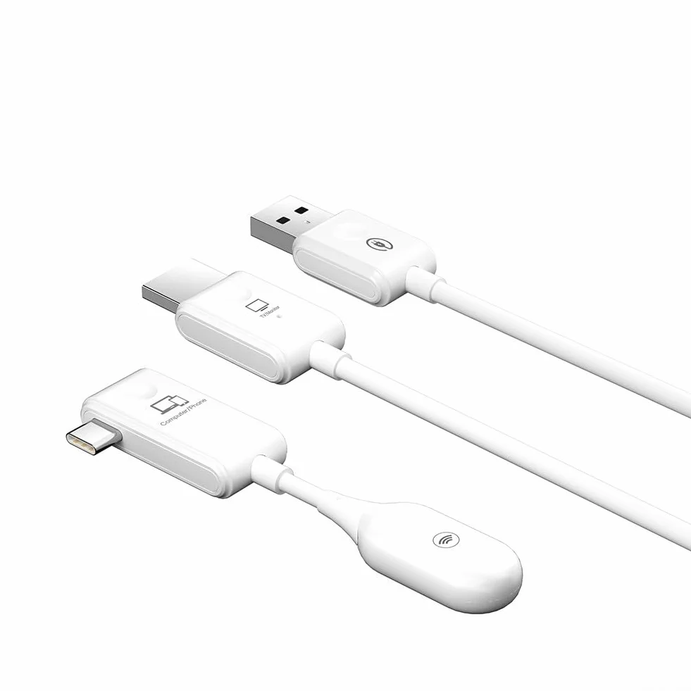 1080P bezprzewodowy ekran projekcyjny USB odbiornik wideo do prezentacji biurowych projektor szkolny ekran 60 cm