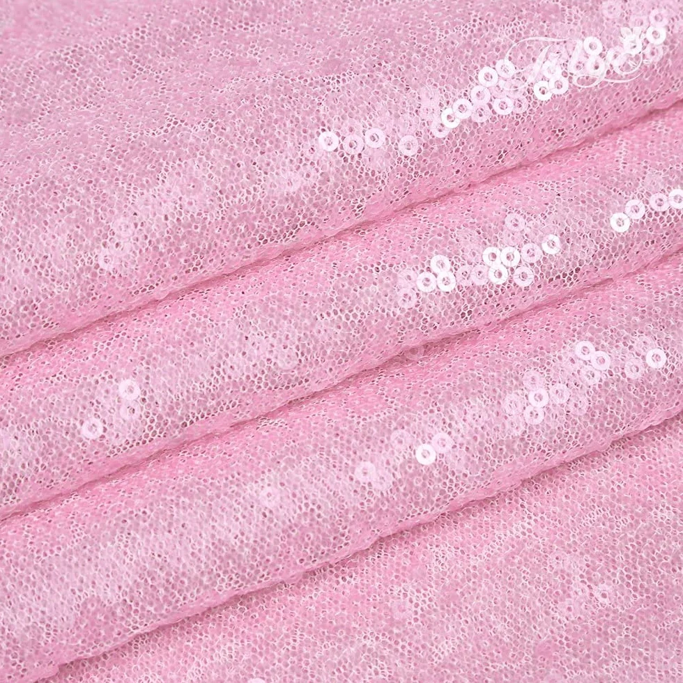 Różowe cekinowe tło zasłony 4 panele 62 x 20 cm brokatowe różowe zasłony tło fotograficzne przyjęcie ślub baby shower zasłona błyszczące tło fotograficzne