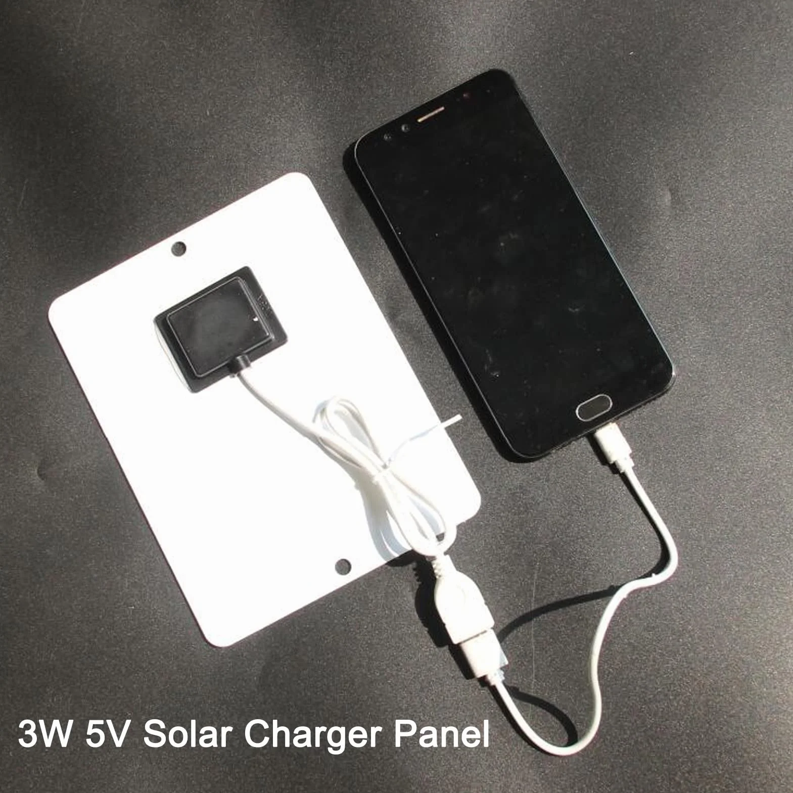 Mini Wodoodporny Panel Słoneczny 3W 5V Przenośna Ładowarka Solarna