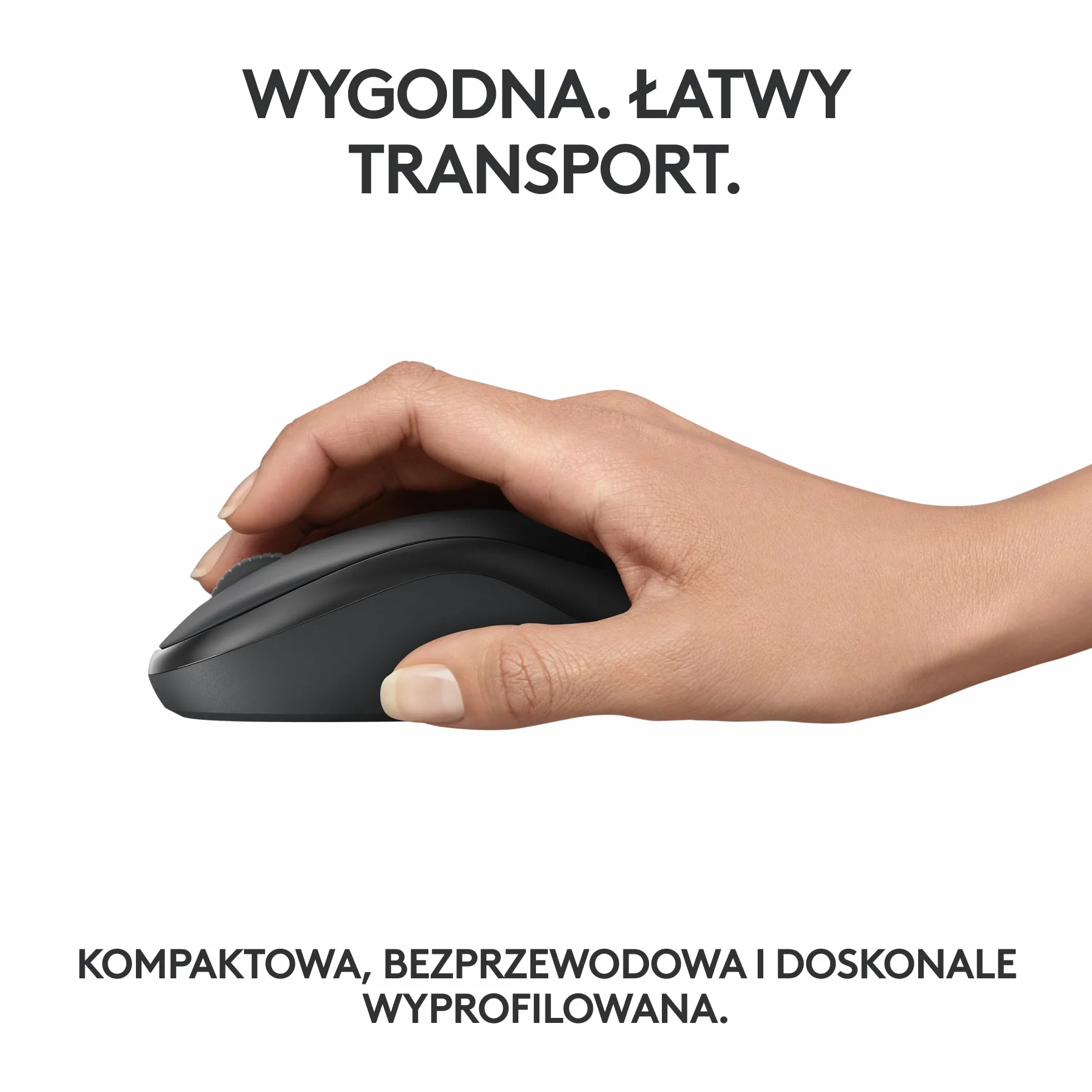 Logitech M240 Silent Bluetooth mysz, bezprzewodowa, kompaktowa, przenośna, śledzenie ruchów, bateria na 18 miesięcy, Windows, macOS, ChromeOS, zgodność z PC, Mac, laptop, tablet - Czarny