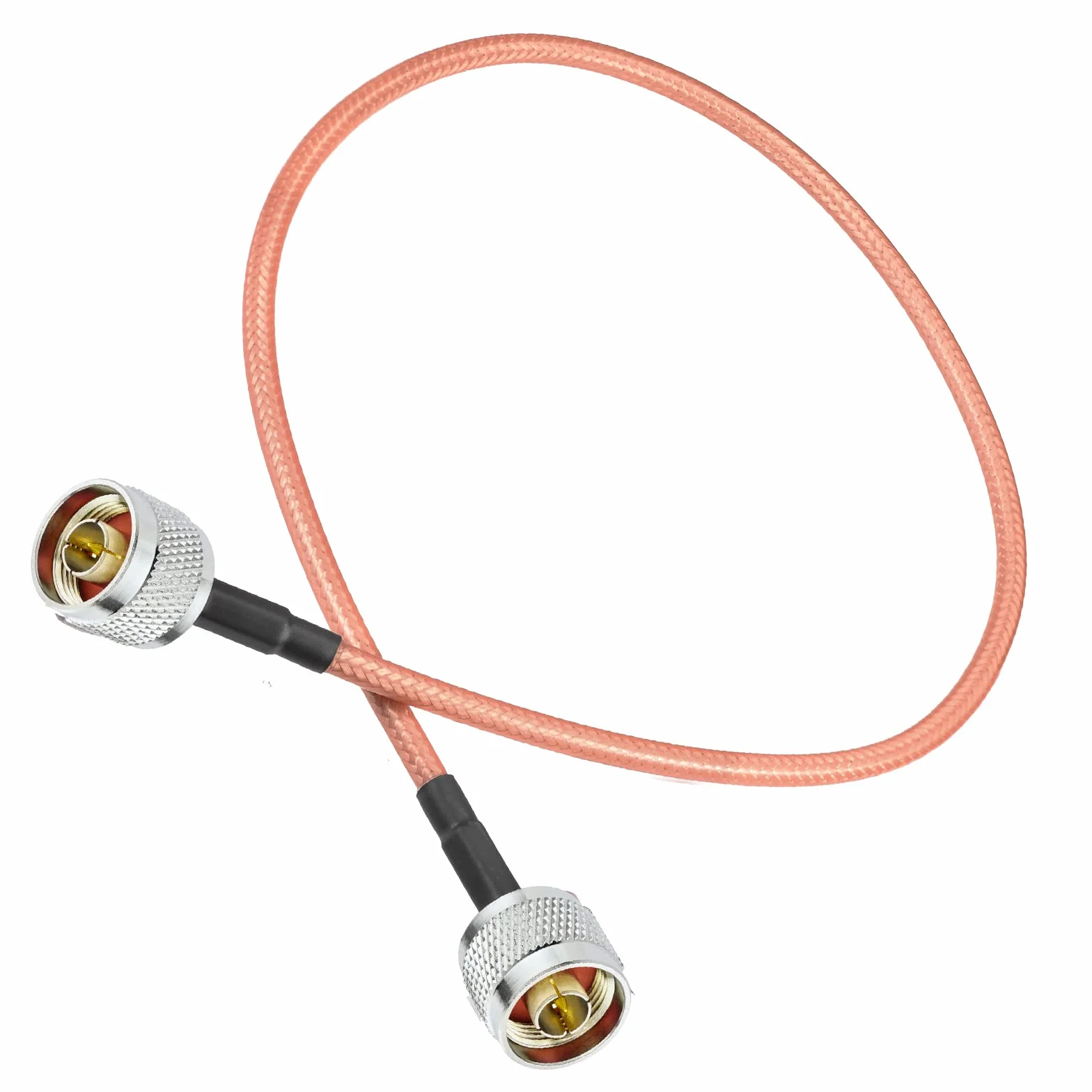 Eightwood Wtyczka N na wtyczkę N kabel koncentryczny RG400 Low Loss kabel koncentryczny 50 cm do anteny 4G LTE WiFi Router Yagi Antenna Lora Amatorskie radio