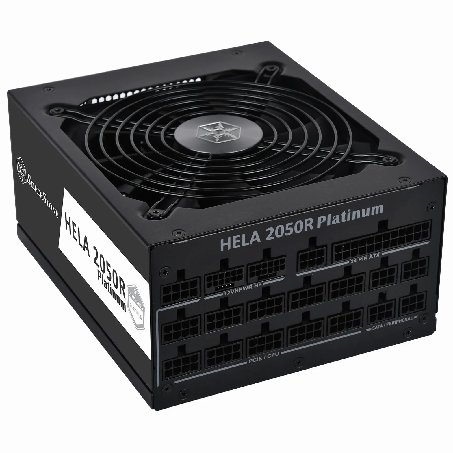 SilverStone Technology HELA 2050R Platinum-Cybenetics Platinum całkowicie modułowy zasilacz ATX, 2050 W, ATX 3.0 i PCIe 5,0, SST-HA2050R-PM