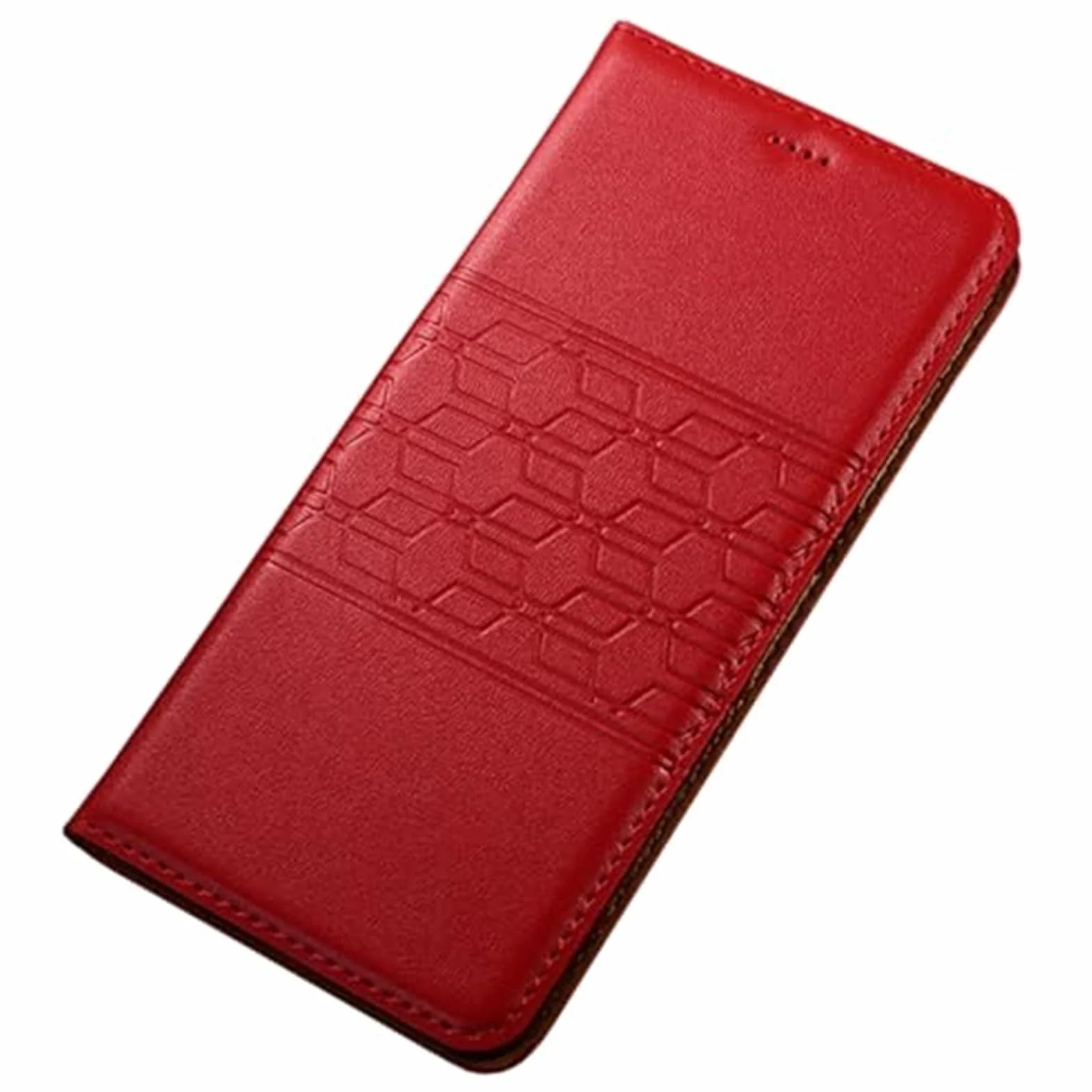 Generisch Etui ochronne do iPhone 17/17 Pro / 17 Pro Max/17 Air, oddzielne etui ze skóry na karty, smukłe etui, silikonowa, miękka krawędź (czerwone, 17 na maks.)