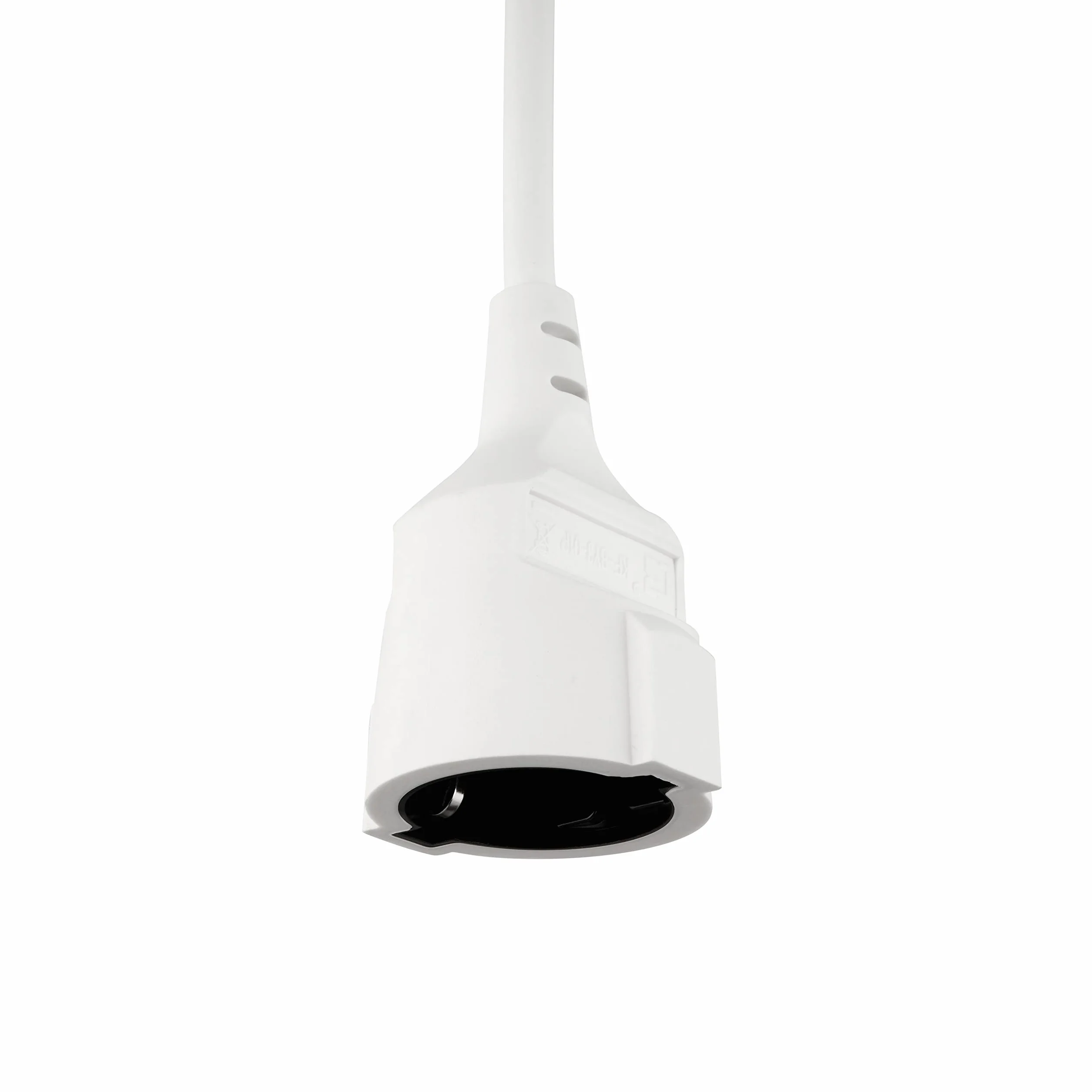 REV 0016020114 przedłużacz z wtyczką kątową 2 m, 3680 W, biały