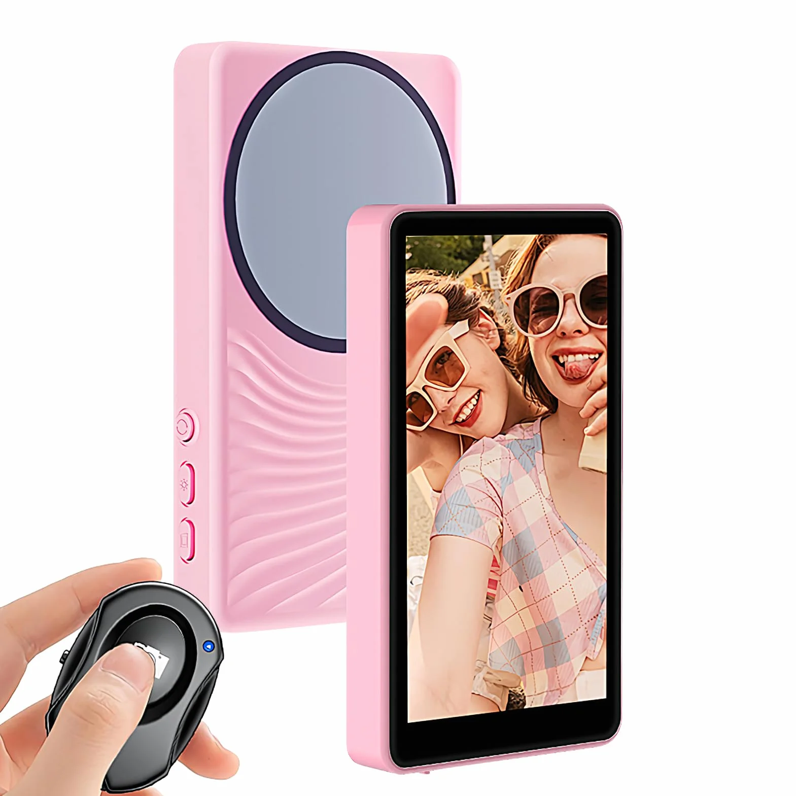 Monitor do Selfie Monitor Selfie Z Tyłu Aparatu Do Streamingu Na Żywo | Przenośne Akcesoria do Smartfonów do Nagrywania Wideo, Robienia Zdjęć, Streamingu na Żywo i Tworzenia Vlogów