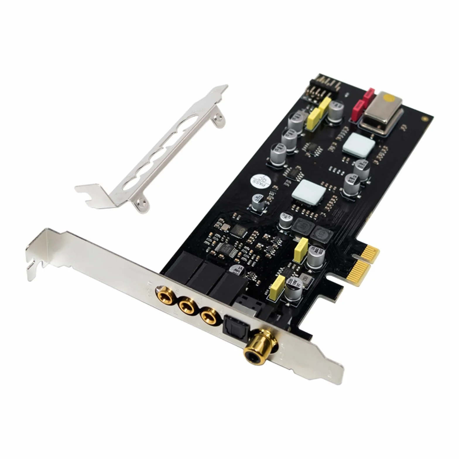 Karta dźwiękowa PCIE stereo wewnętrzny do PC ST113 SSS1700 chip adapter do kina domowego dźwięk kina domowego