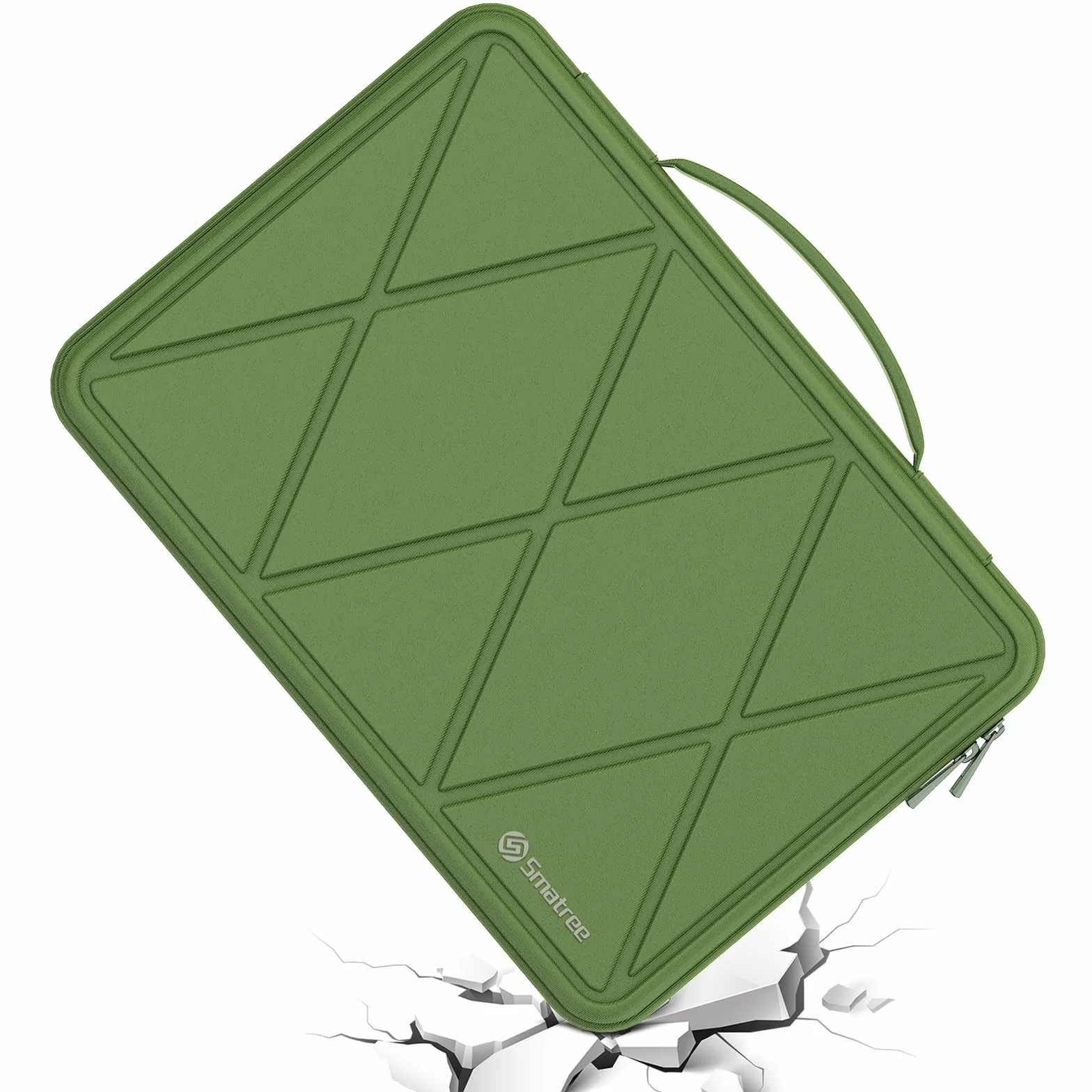 Smatree Twardy rękaw ochronny EVA, kompatybilny z 35.6 cm ASUS Vivobook 14 X1407, Vivobook-14 M1407/X1407QA Copilot+PC, Vivobook S14 S3407QA Copilot+PC, etui Zenbook-14 UX3402, zielony (X8042TG)