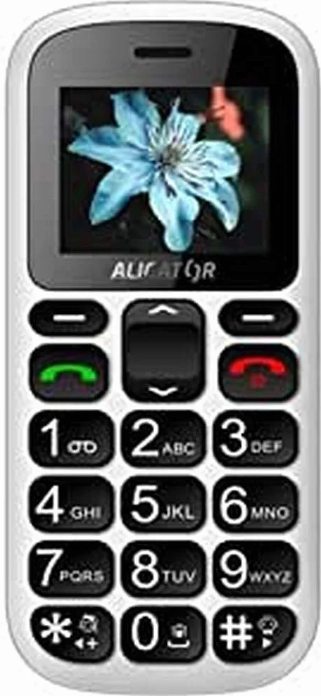 Aligator A321 telefon komórkowy dla seniorów z przyciskiem SOS, kolor szary