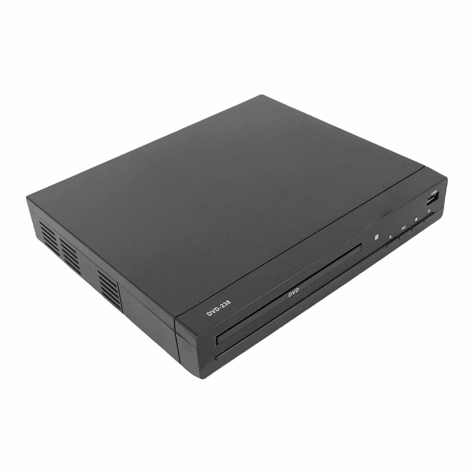 Odtwarzacz DVD, Skalowanie do 1080P, Odtwarzanie Wszystkich Regionów za pomocą Portu USB i Pilota, do Projektora Telewizyjnego Kina Domowego (wtyczka UE)