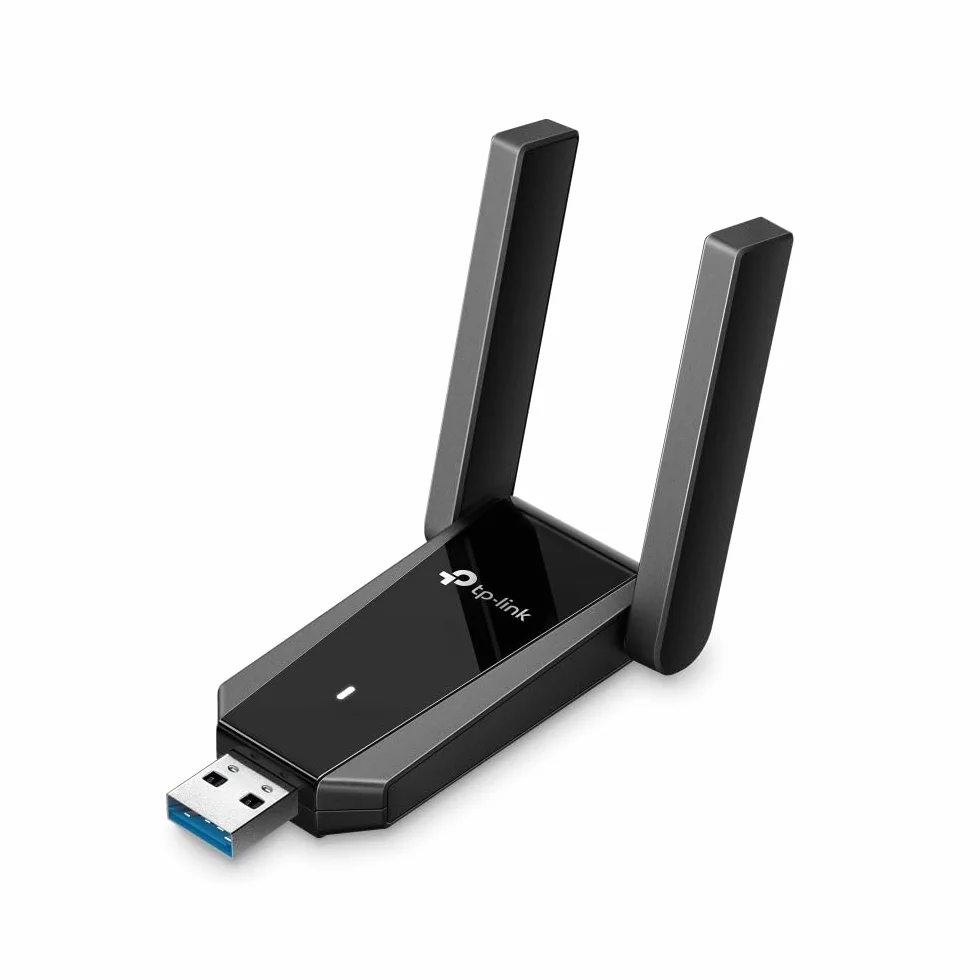 TP-Link Archer TX30U Plus WiFi 6 WiFi USB 3.0 AX1800 Mbps, 2 x wielokierunkowe anteny o wysokim wzmocnieniu, bezprzewodowa dwuzakresowa 5 GHz 1201 Mb/s + 2,4 GHz 574 Mbps, obsługuje Windows 11/10