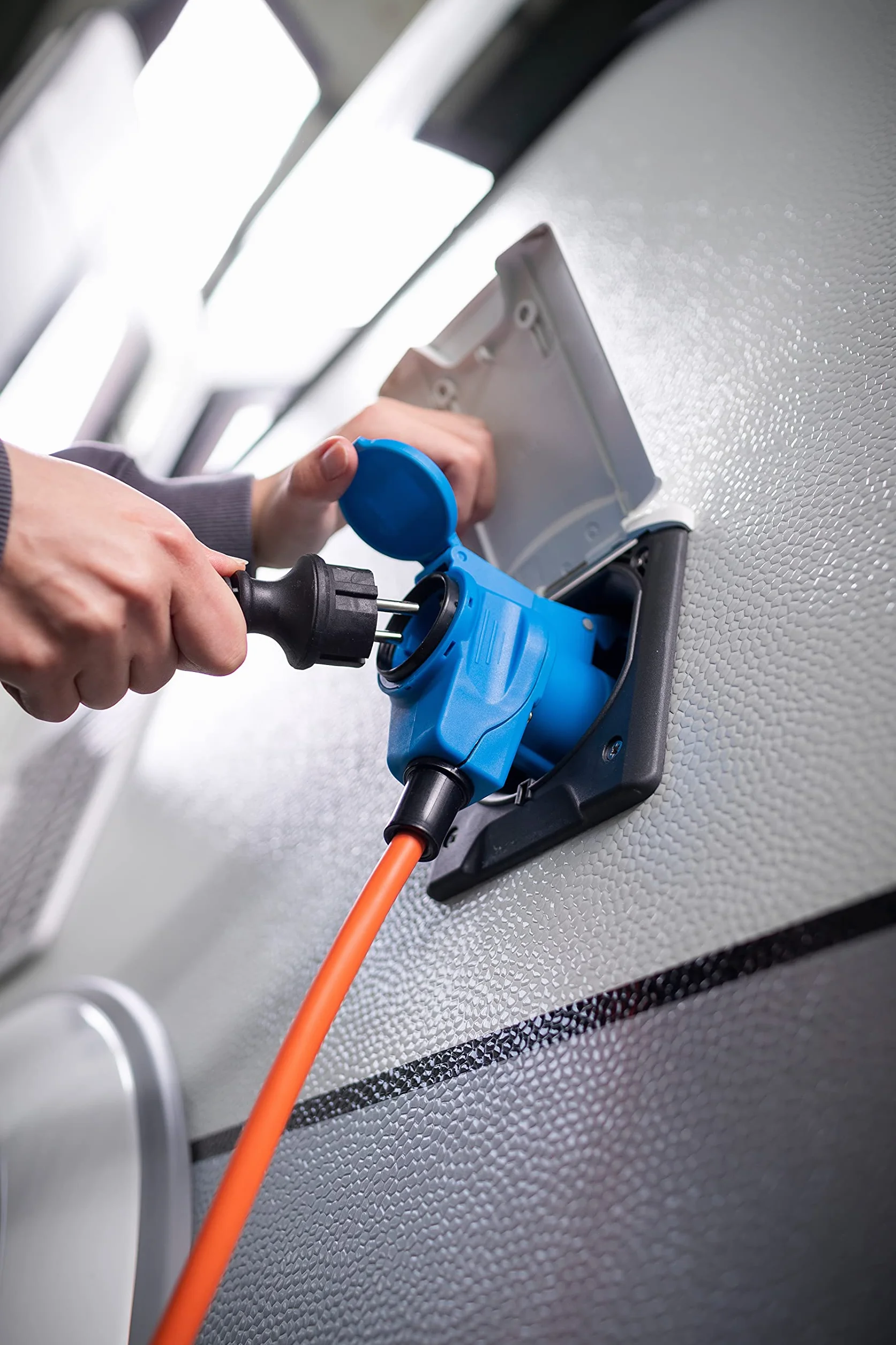 Brennenstuhl Elektryczny przedłużacz/Przedłużacz zewnętrzny Rozwiązania do kamperów, przyczep kempingowych, łodzi, sklepów ulicznych (15m H07RN-F 3G1,5, na zewnątrz), wyprodukowany we Francji
