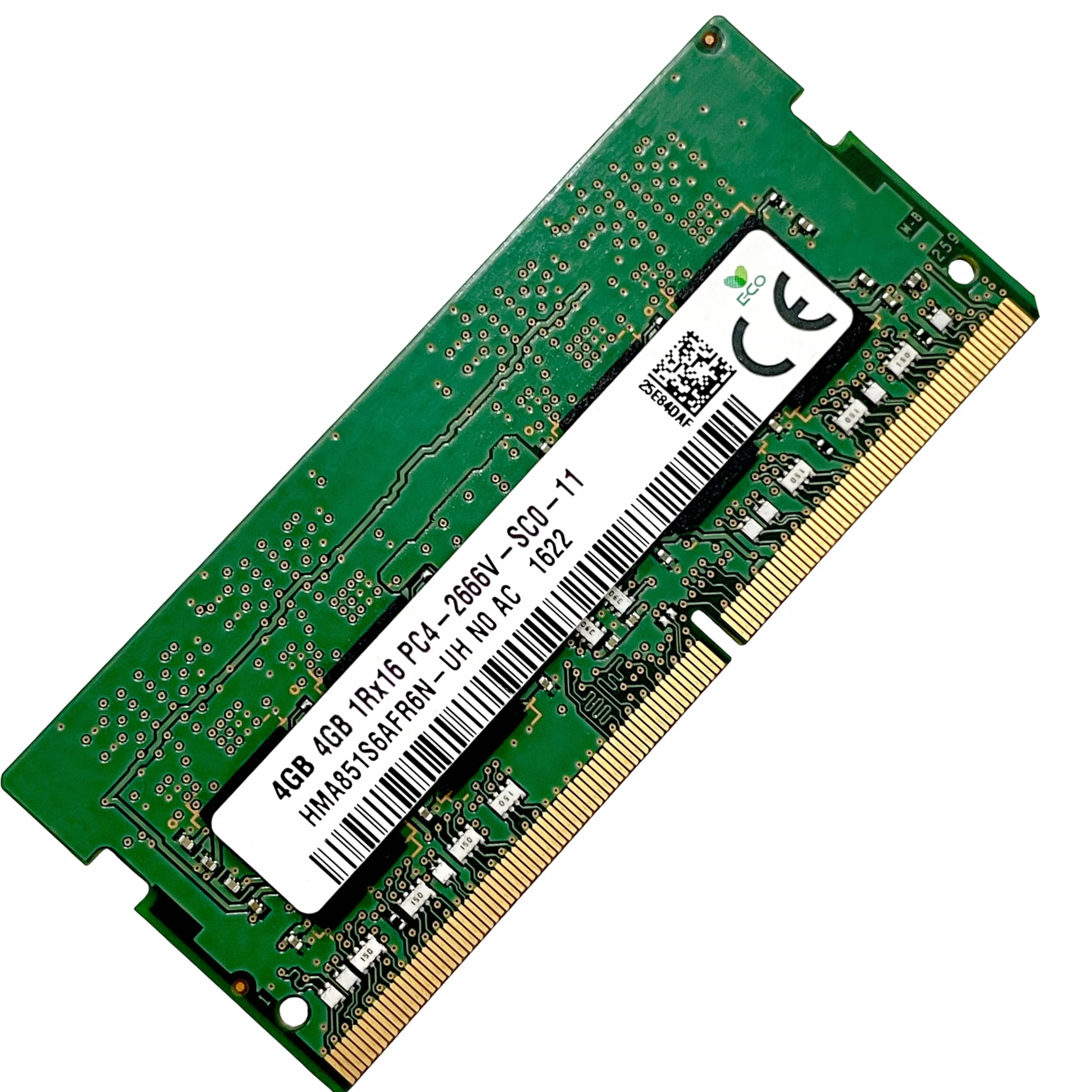 4GB pamięci RAM DDR4 2666MHz PC4-2666V Non-ECC Unbuffered 1.2V 1Rx16 Single Rank 260 Pin Moduł SODIMM do komputera Laptop Notebook PC Wysoka wydajność 51CH035_2666V