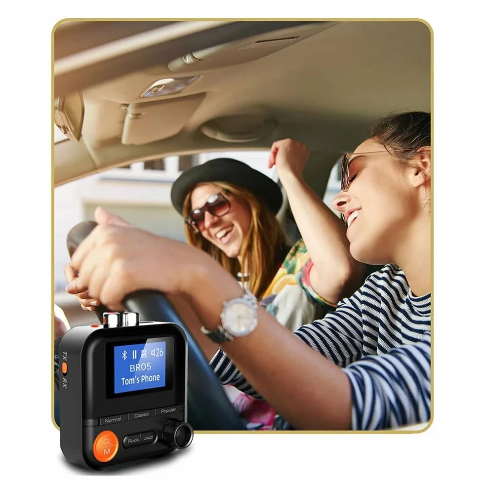 DollaTek Odbiornik Bluetooth Nadajnik Adapter Stereo Bluetooth 5.2 5 Tryb EQ z Karty TIF Wsparcie 3.5mm+2RCA dla Samochodów Domowych G?o?niki Stereo Przewodowe S?uchawki