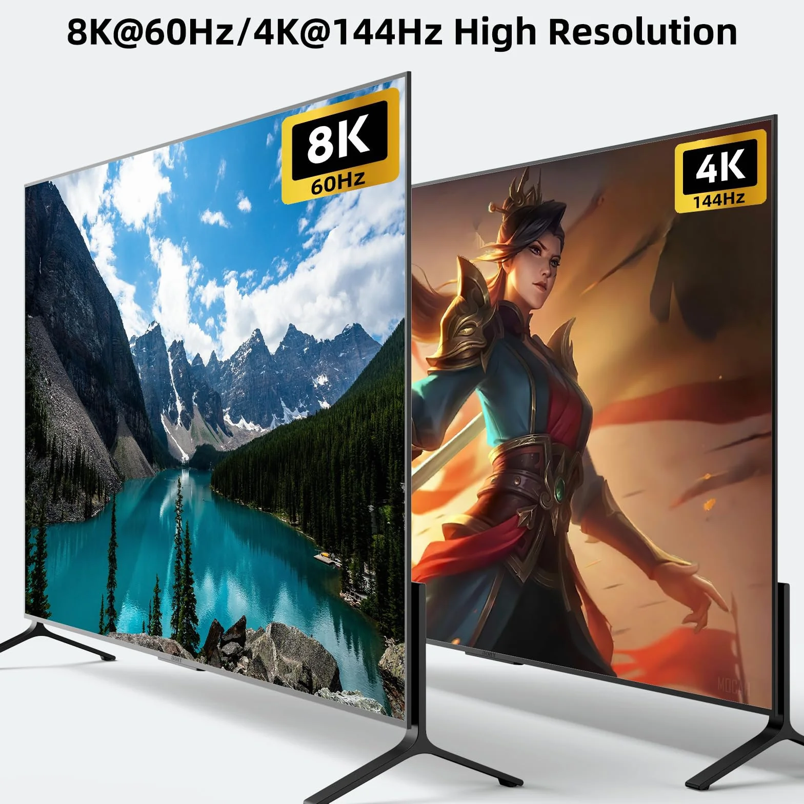 Przełącznik KVM 8K 2 PC 2monitor 8K 60 Hz 4K 144 Hz DP + HDMI Dual Monitor Switch do 2 Monitorów USB 3.0, Pilot Zdalnego Sterowania, Zasilacz 12 V i Kabel USB