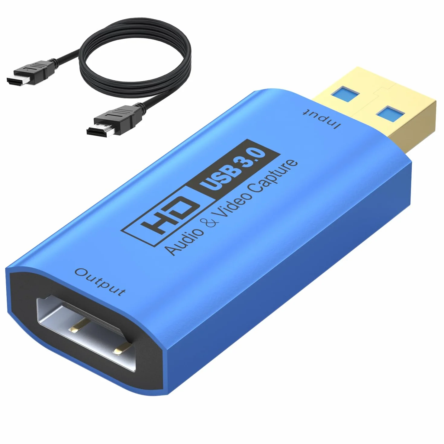 YCE Karta przechwytywania HDMI na USB Vedio 4K HMDI na USB3.0 A Adapter przechwytywanie gier wideo do edycji wideo/gier/strumieniowania/nauczania online