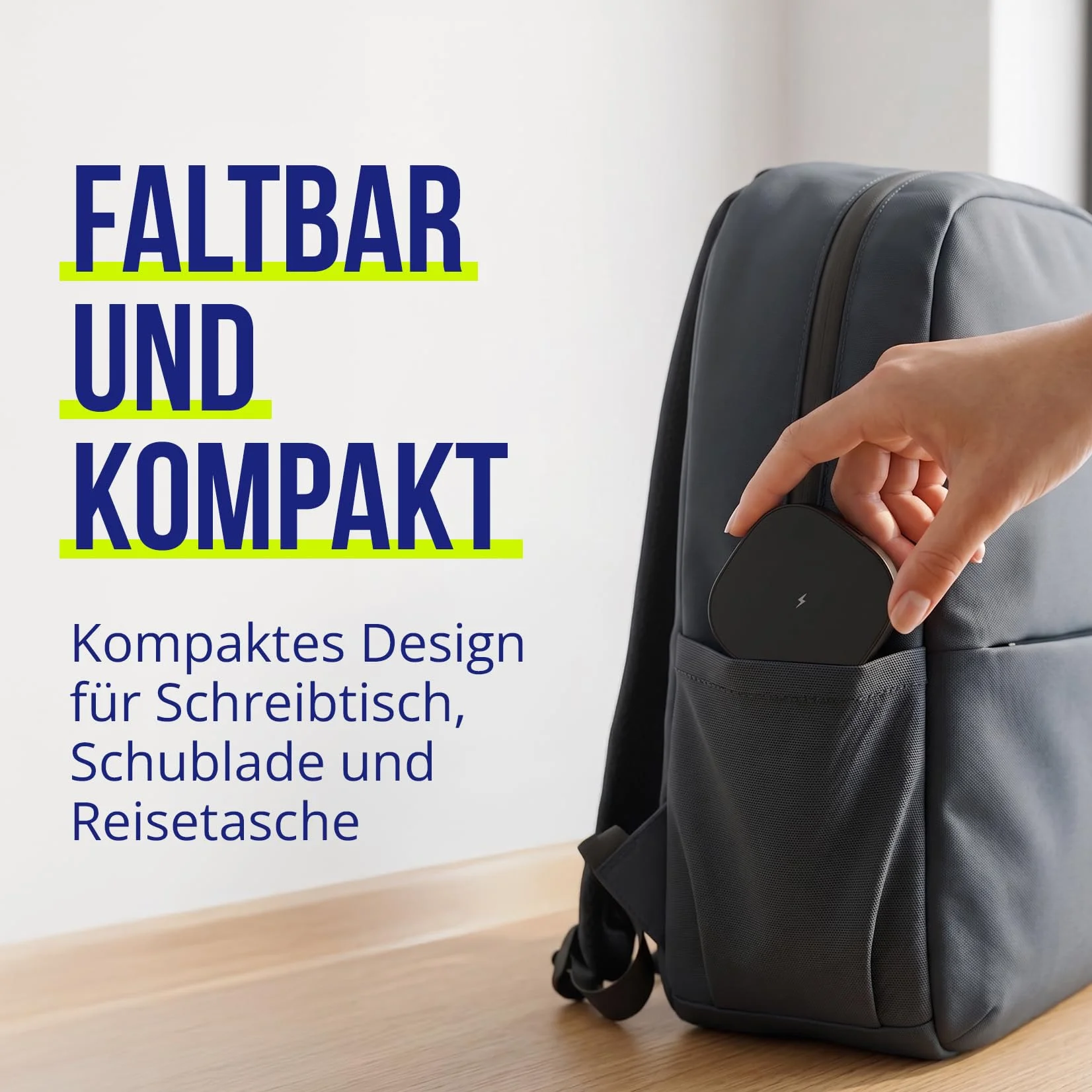 Ładowarka 3 w 1, 25 W, składana, bezprzewodowa stacja ładująca do iPhone'a, Apple Watch i AirPods, mini bezprzewodowa podstawka ładująca z diodami LED i USB-C – kompatybilna z Qi i MagSafe