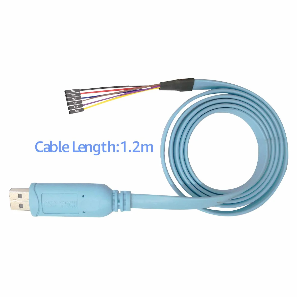 DSD TECH SH-U09BL kabel szeregowy USB do TTL CP2102N 1,2 m