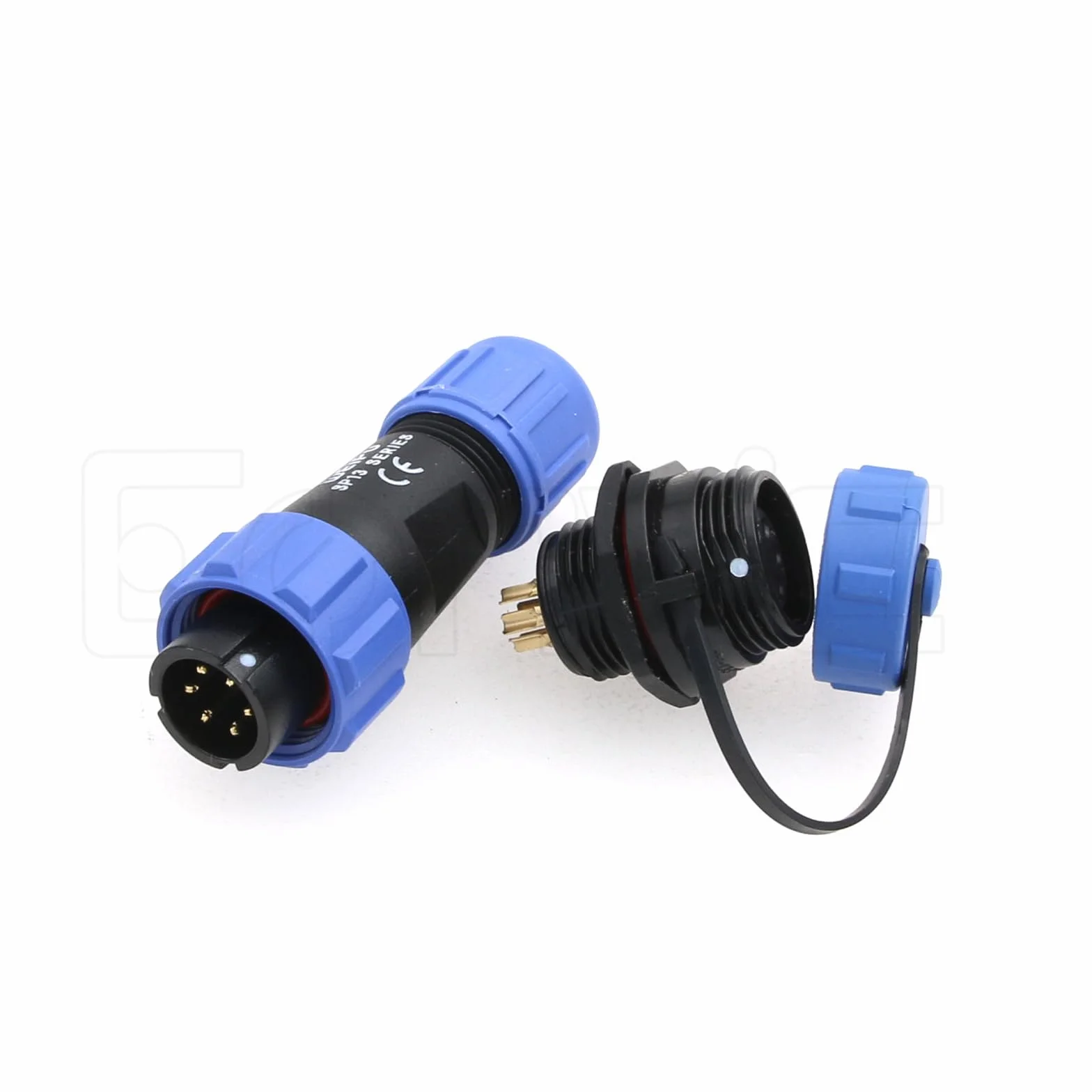 Weipu SP13 6 Pin 5A Aviation Waterproof Circular Connectors Wire Power LED Connector Wyposażenie elektryczne Power Plug Panel Mount gniazdo żeńskie tylne mocowanie