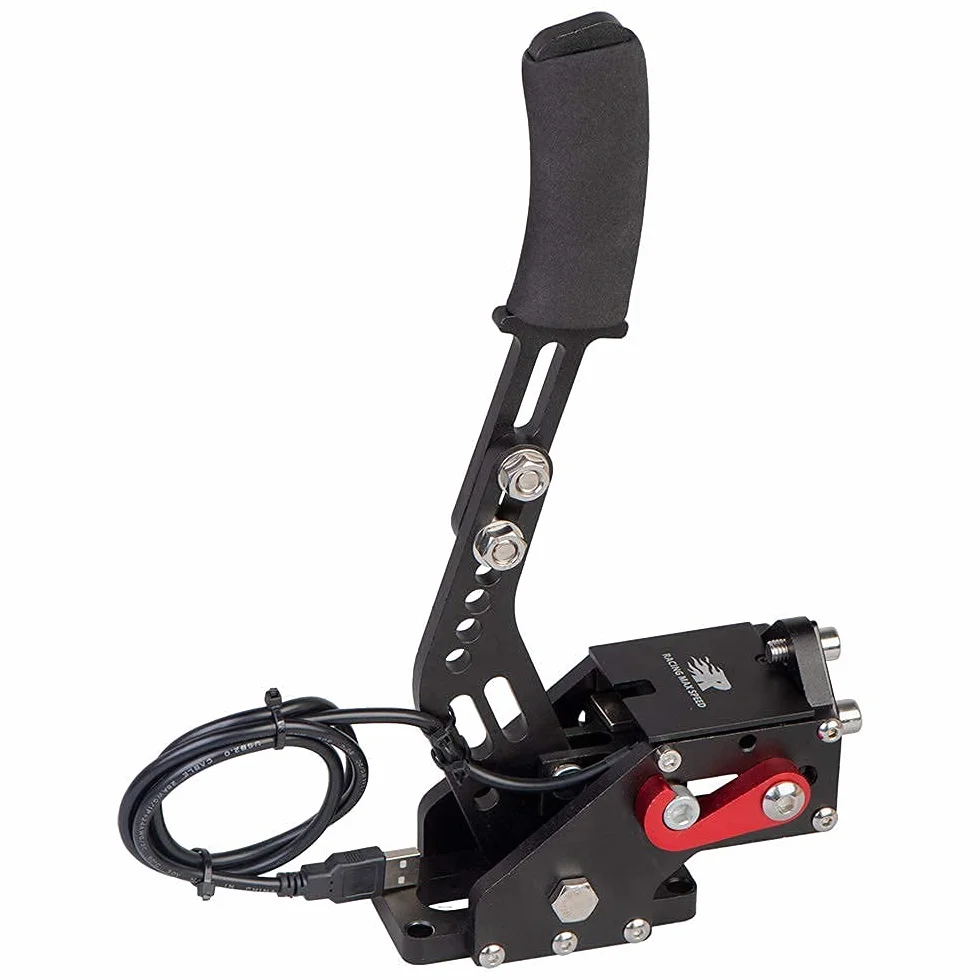 16-bitowe hamulce ręczne USB do gier wyścigowych, kompatybilne z Logitech G27 G29 Simulate Linear Brake – wysokość 30 cm (tylko system PC)