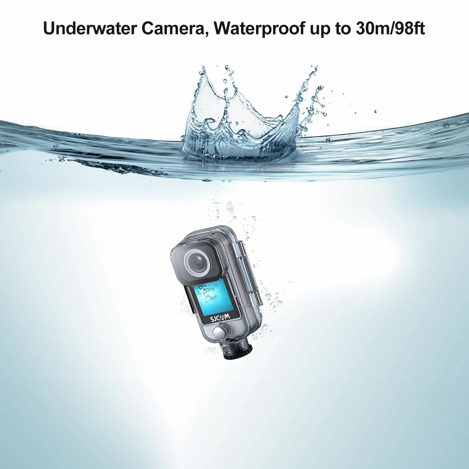 SJCAM C300 Pocket Action kamera sportowa 4 K30 kl./s, ekran dotykowy 1,33", 2,4 G/5G, Dual WiFi 20 MP, kamera na kask, 6-osiowy EIS, kamera podwodna 30 m, wodoszczelna
