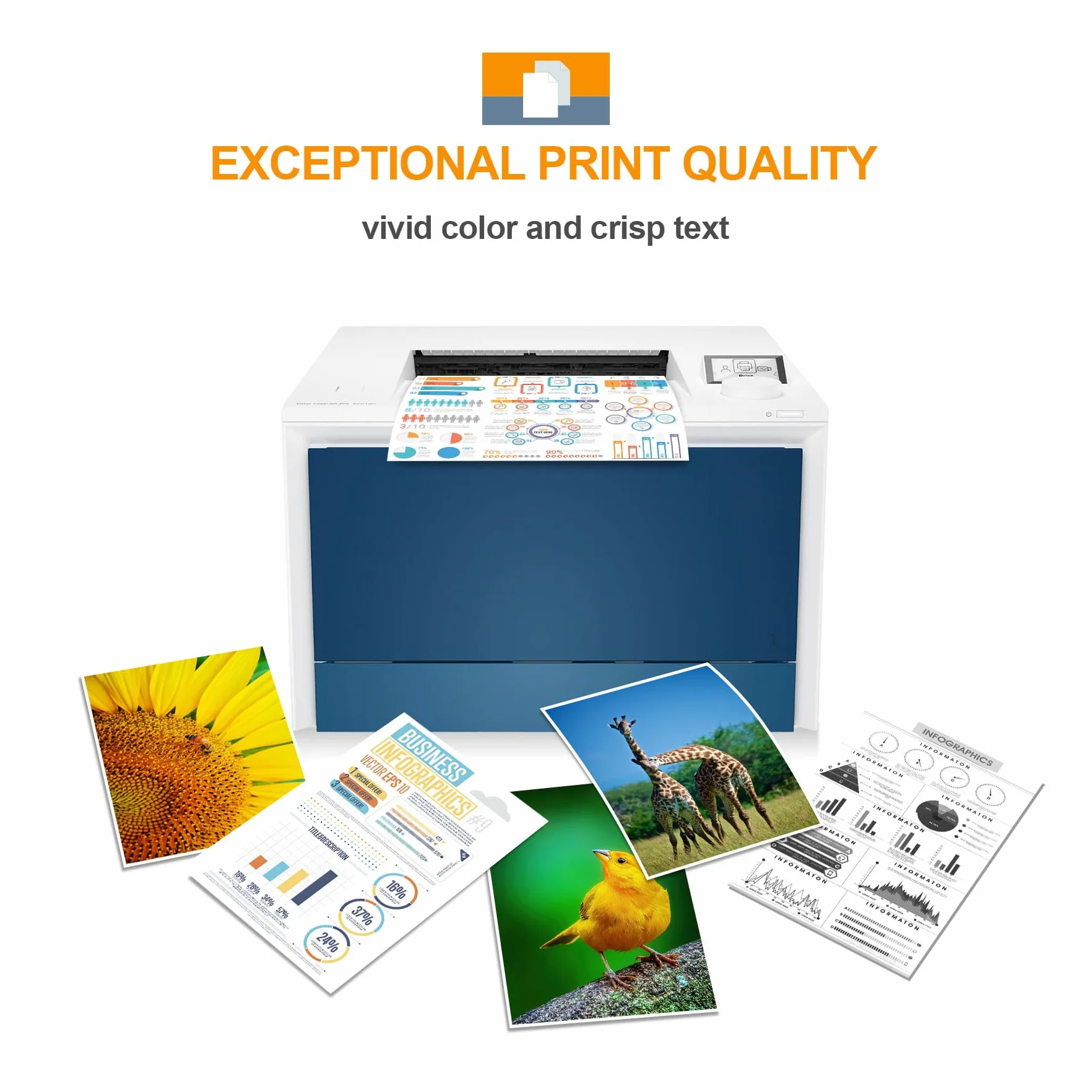 220 A wkład z tonerem zamiennik do HP Color LaserJet Pro 4202dn, 4202dw, MFP 4302dw, MFP 4302fdn, MFP 4302fdw, 4303y (5 sztuk) - z chipem