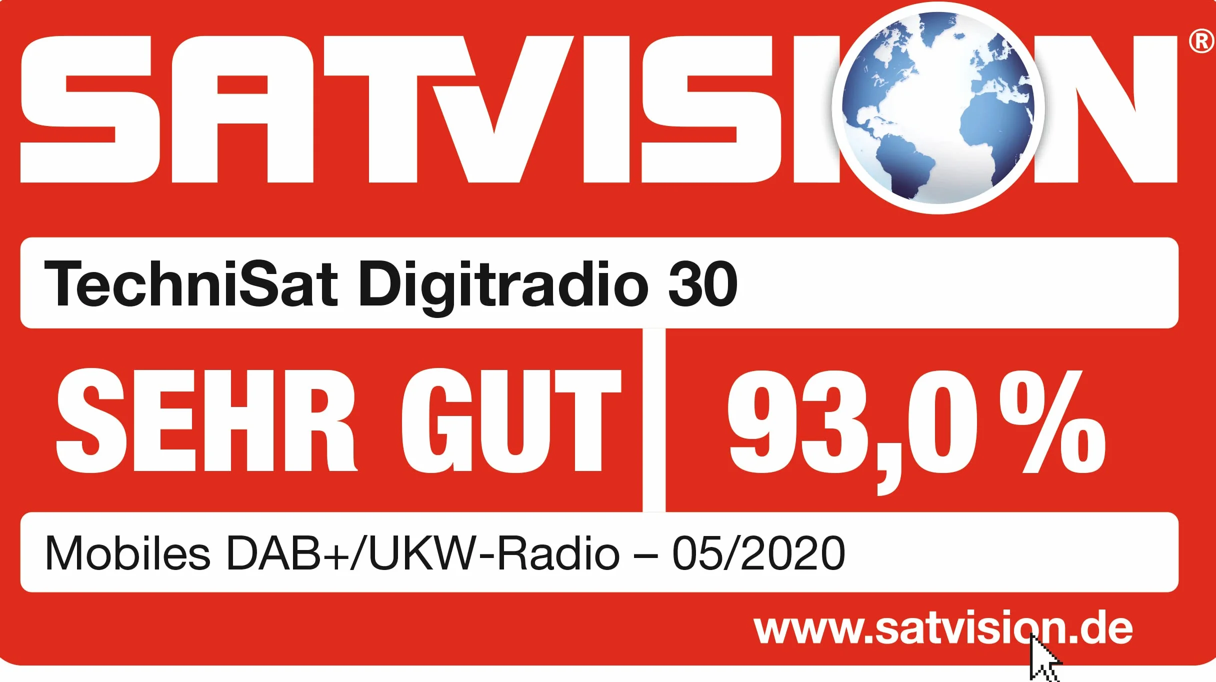 Technisat Digitradio 30 0000/3955 Radio Prysznicowe Dab, Szary, 2 W