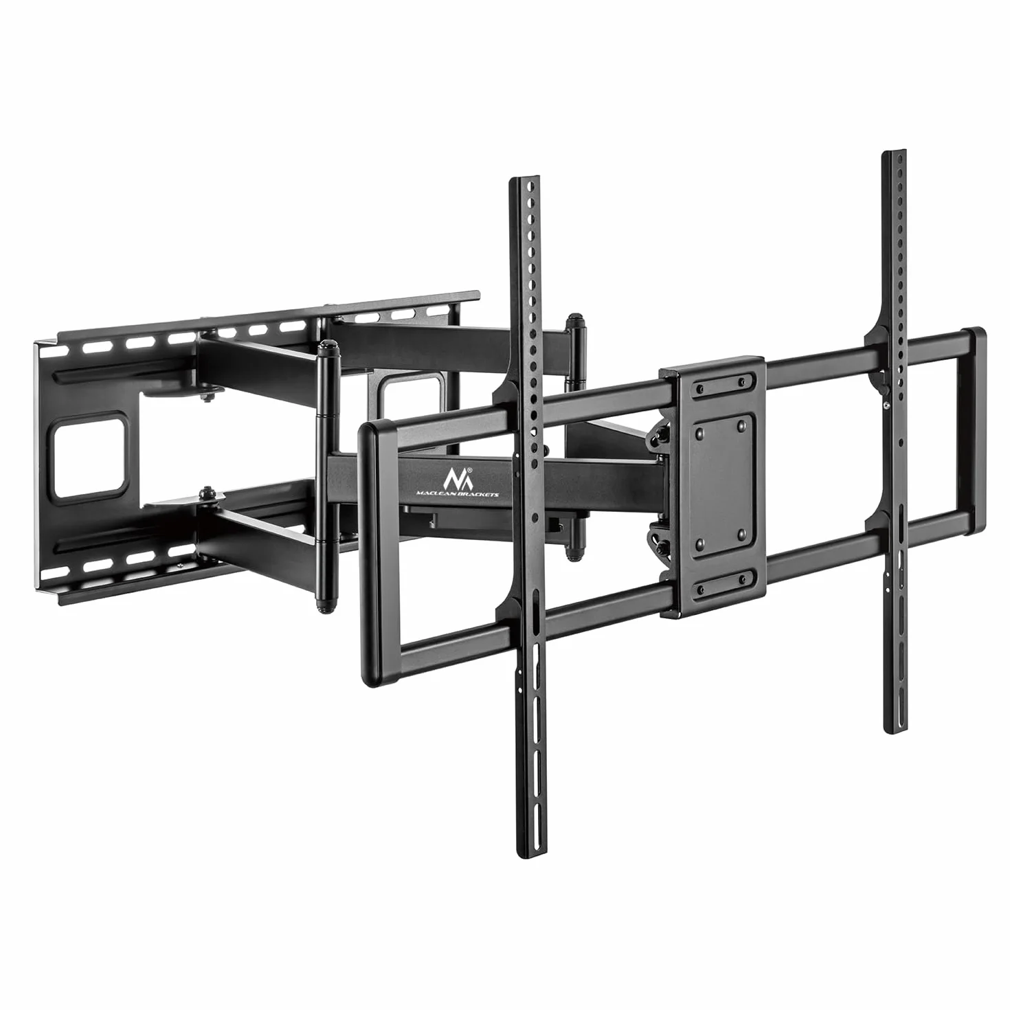 Maclean MC-482 uchwyt ścienny do telewizora 60-120" płaski i zakrzywiony do 120 kg maks. VESA 900 x 600 wychylny i obrotowy, uniwersalny uchwyt TV