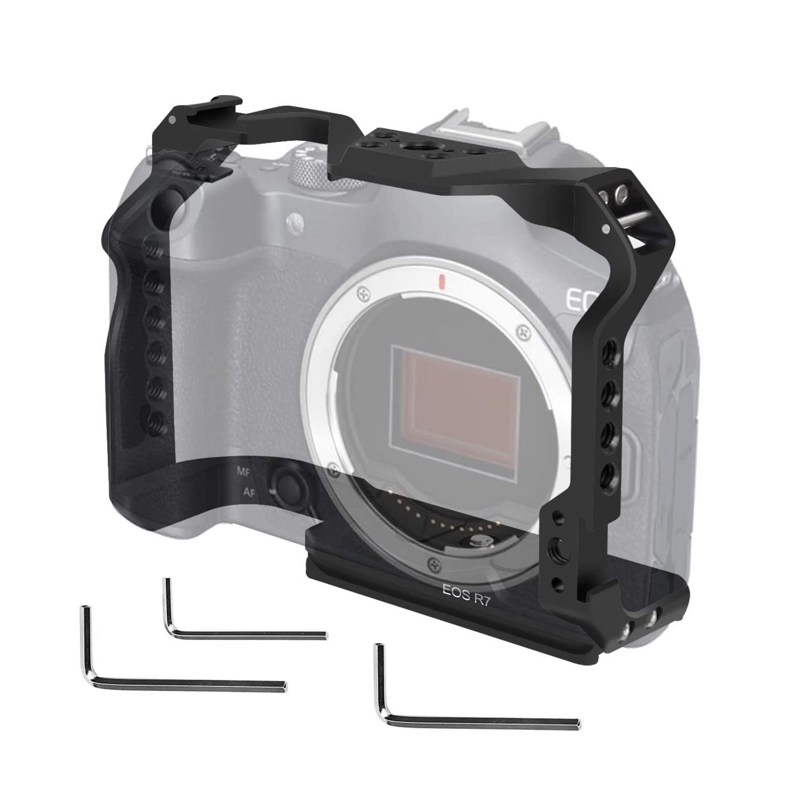 EOS R7 klatka na aparat, EOS R7 klatka do Canon EOS R7 torba na aparat fotograficzny Rig Cold Shoe