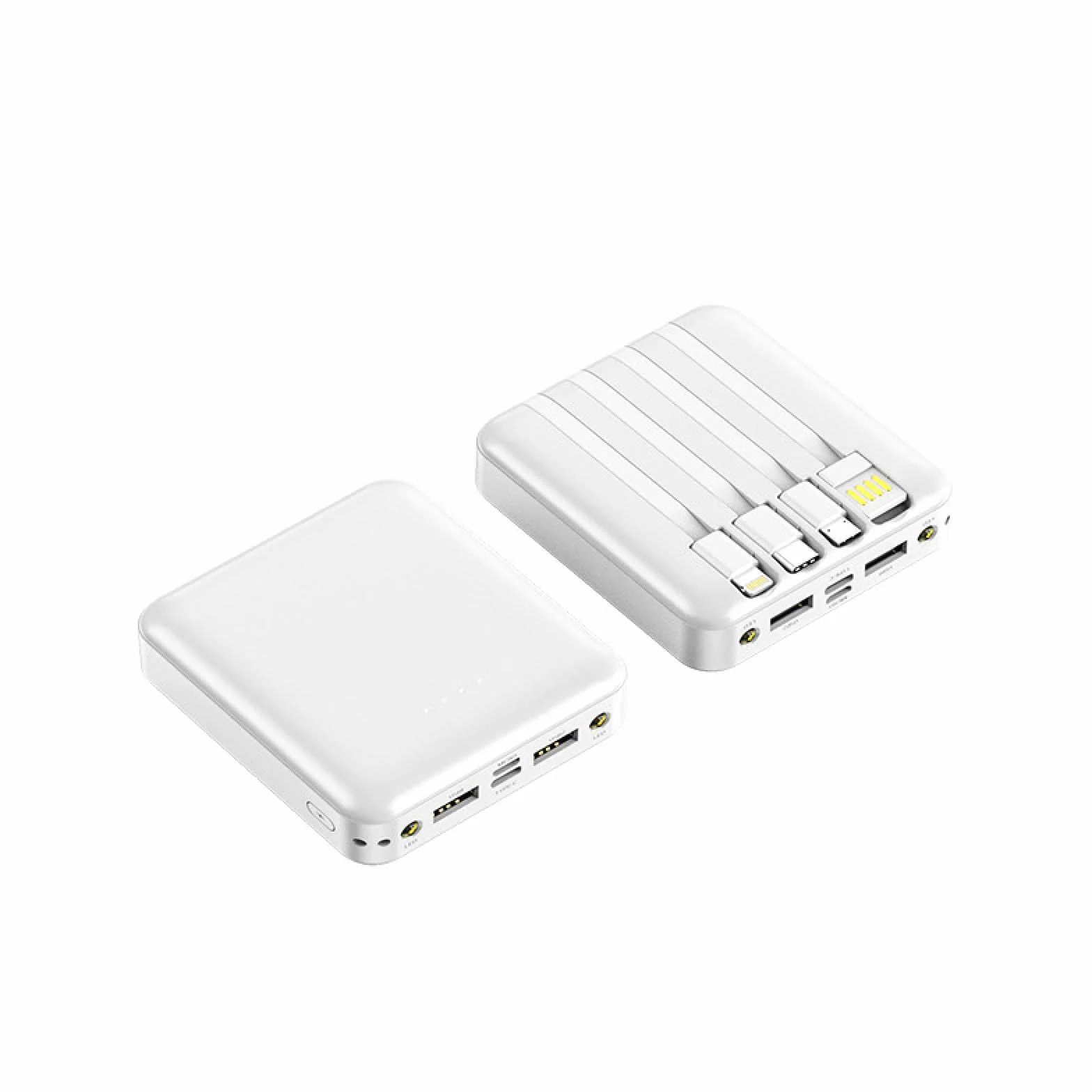Powerbank Laptop Powerbank/Dostarczany z kablem powerbank o dużej pojemności 20000mAh, zasilacz mobilny (10000mA/biały)