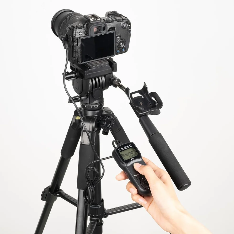 JJC Wielofunkcyjny Timer Pilot Zdalnego Sterowania z Uchwytem Na Statyw do Sony ZV-1 A1 A9II A7 A7II A7M3 A7M4 A7RII A7RM3 A7RM4 A7S A6600 A6400 A6100 RX100M7 Zastępuje RM-SPR1