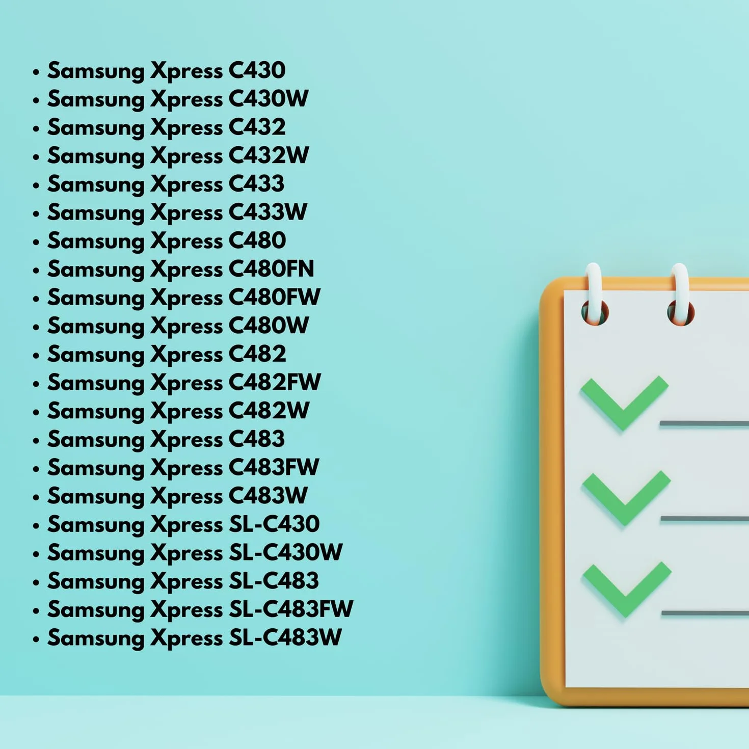 EVOKE CLT-K404S CLT-C404S CLT-M404S CLT-Y404S Toner Kompatybilny z SAMSUNG Xpress C430 C430W C480W C480FW C480 C480W (Zestaw CMYK) 4500 Stron
