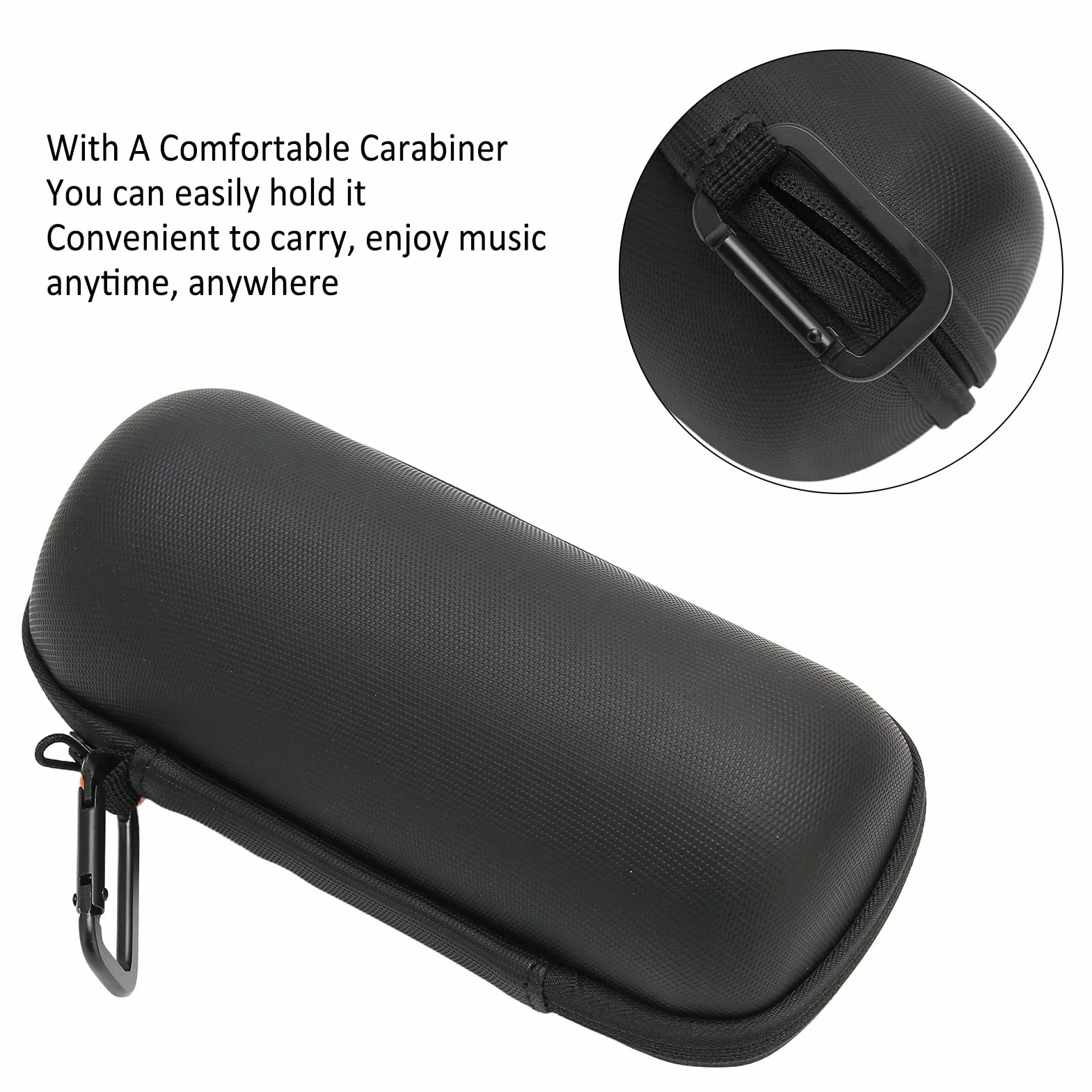 Futerał do głośnika JBL FLIP 6 Flip 5, czarny TPU nylonowy, wodoodporna twarda torba