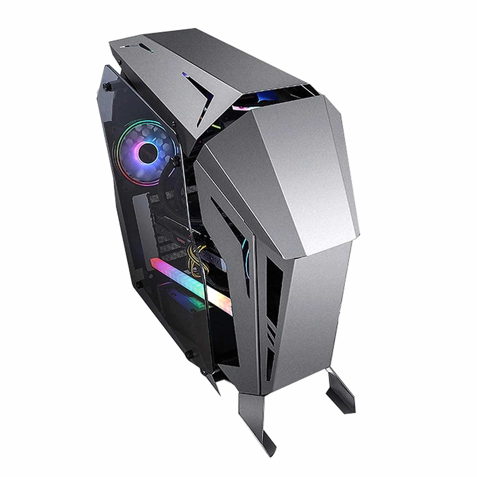 Szafka Gier, Komputer W Środku Wieży ATX, Dwustronny Szkło Hartowane, 2 × USB3.0, Odpowiednie Do Pulpitu, W Tym Panele Spersonalizowane
