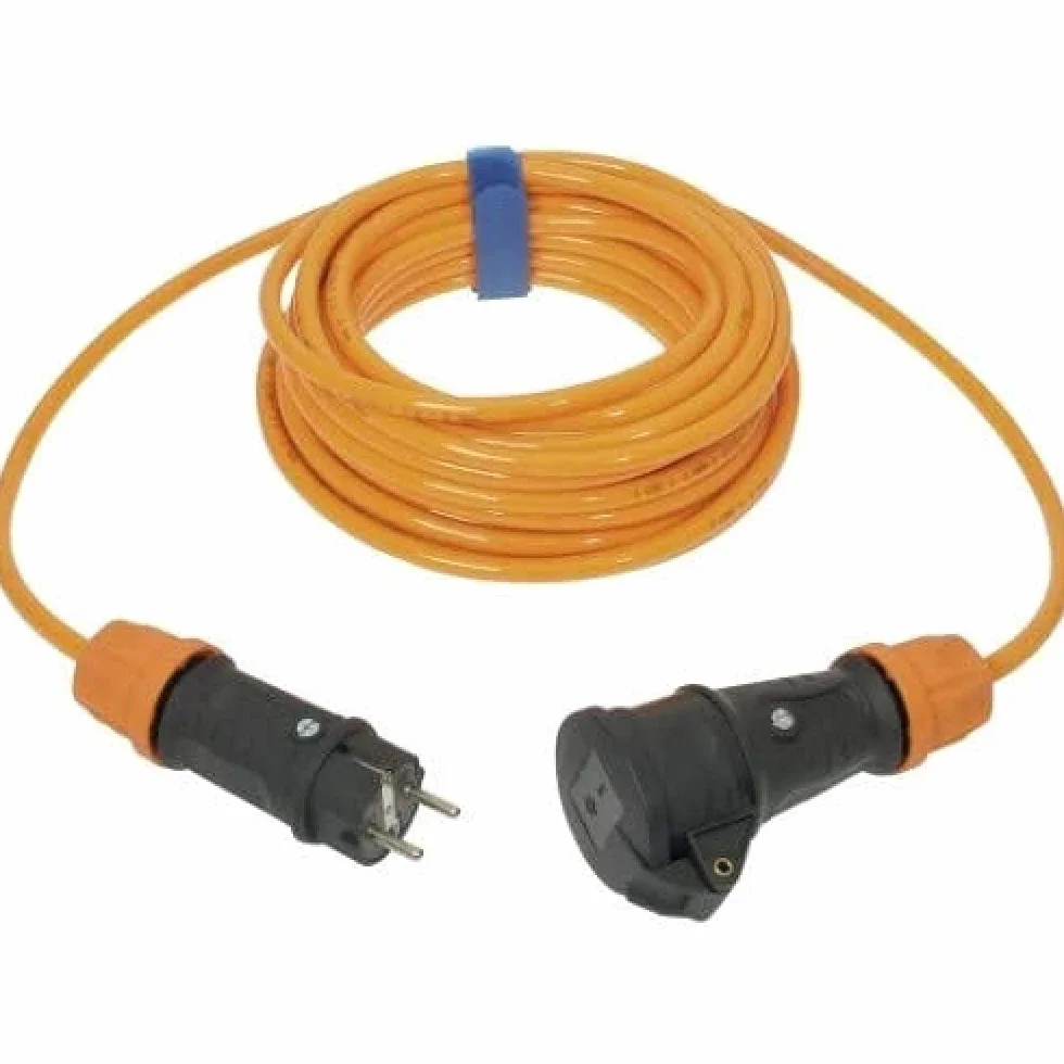 SIROX® Przedłużacz H07BQ-F z pokrywą sprężynową kolor przewodu pomarańczowy, przekrój 3 x 1,5 mm², długość 25 m