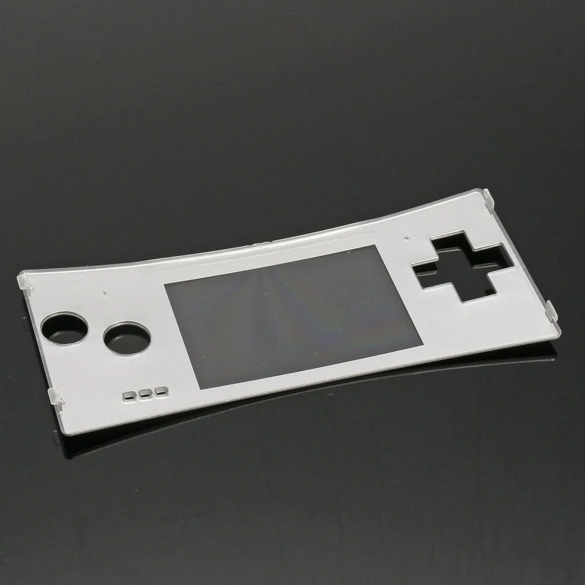 Zapasowa osłona przednia do Nintendo Gameboy Micro GBM srebrna
