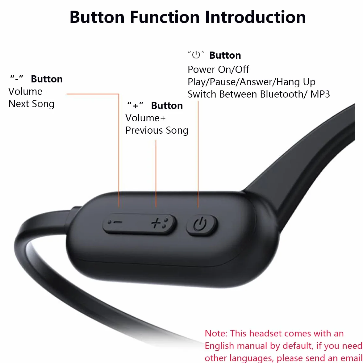Słuchawki do pływania Bluetooth 5.0, 8 GB, do pływania, odtwarzaczy MP3, wodoodporne bezprzewodowe słuchawki sportowe IPX8, otwarte ucho, podwodne słuchawki do biegania, jazdy na rowerze,