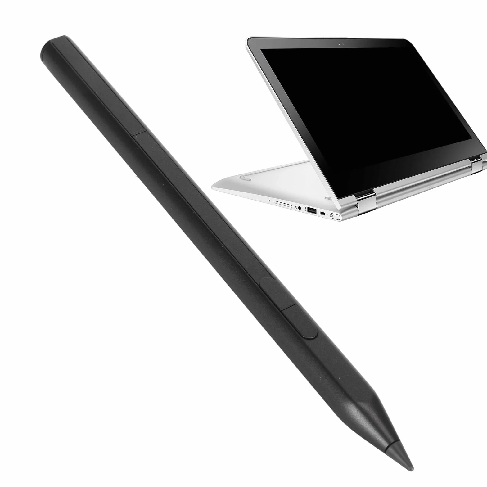 Rysik do Laptopa HP, Rysik Magnetyczny 4096 z czułością na Nacisk, Wymienne Pióro do Ekranów Dotykowych do HP Pavilion X360, Spectre X360, ENVY X360 itp.