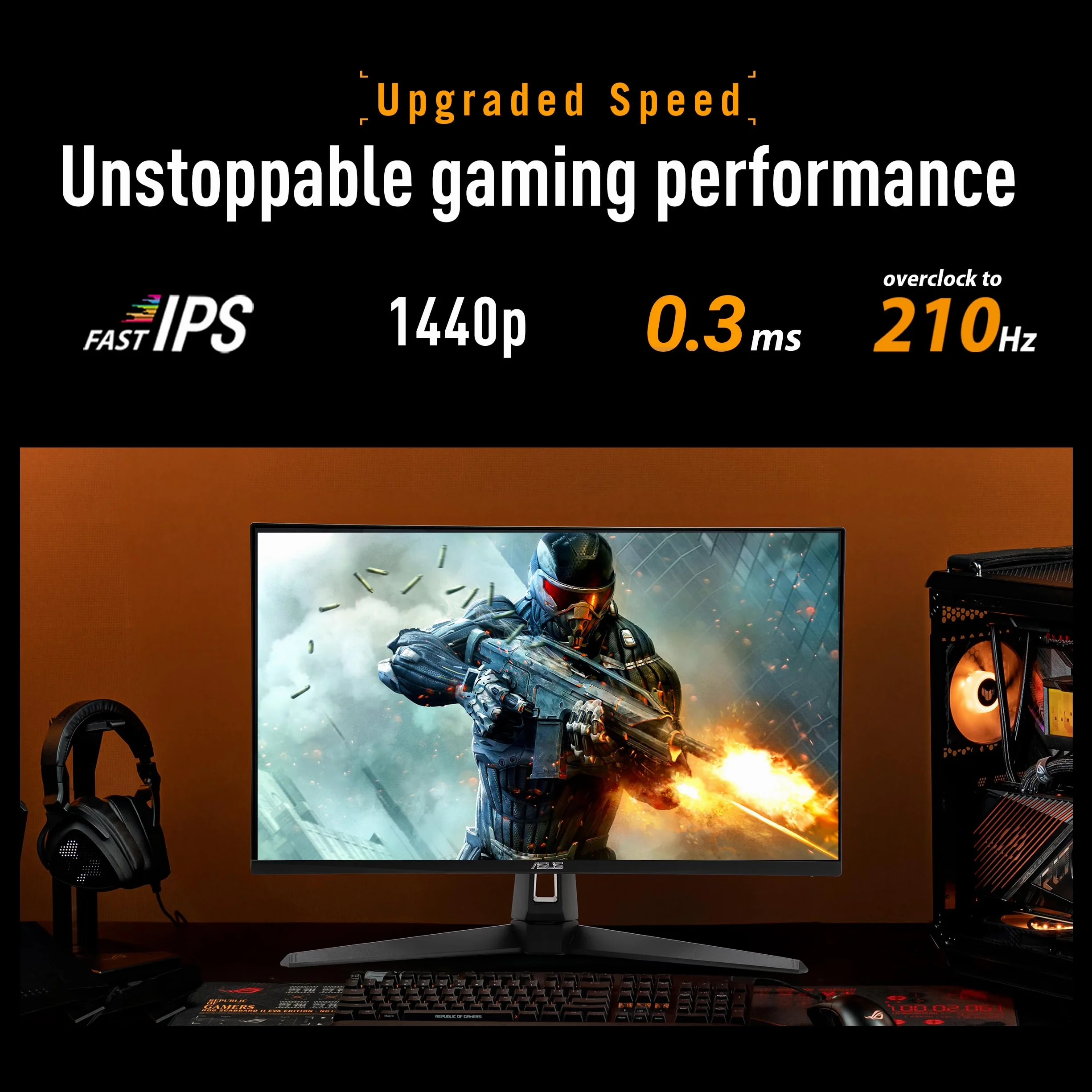ASUS TUF Gaming VG27AQ5A - LED-Monitor - Gaming - 68,6 cm (27")