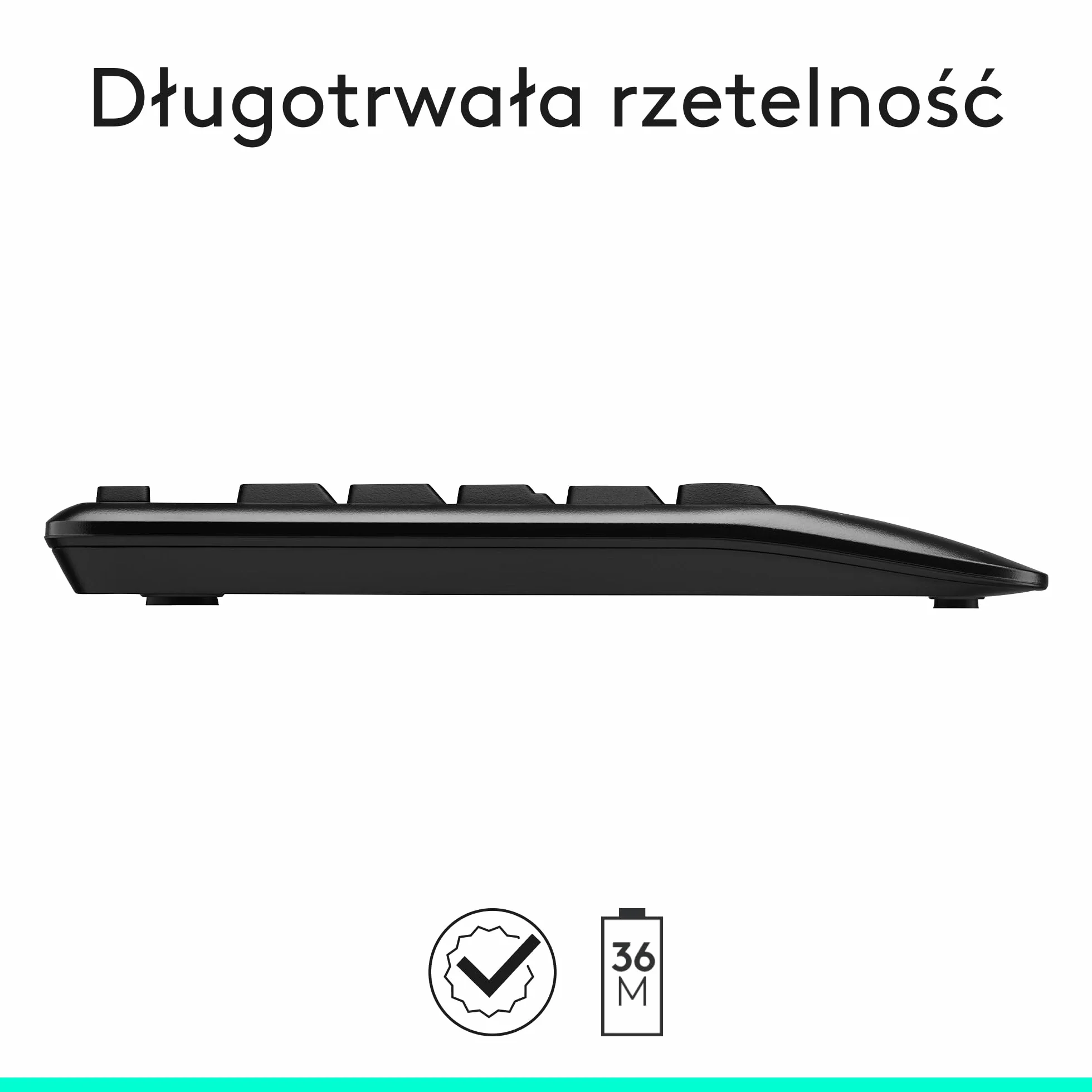 Logitech MK345 Combo Pełnowymiarowy, Bezprzewodowy Zestaw Klawiatura i Mysz z podpórką na nadgarstki, dla praworęcznych, odbiornik USB 2,4 GHz, zgodny z PC, laptopem, QWERTY układ US Intl - Czarny