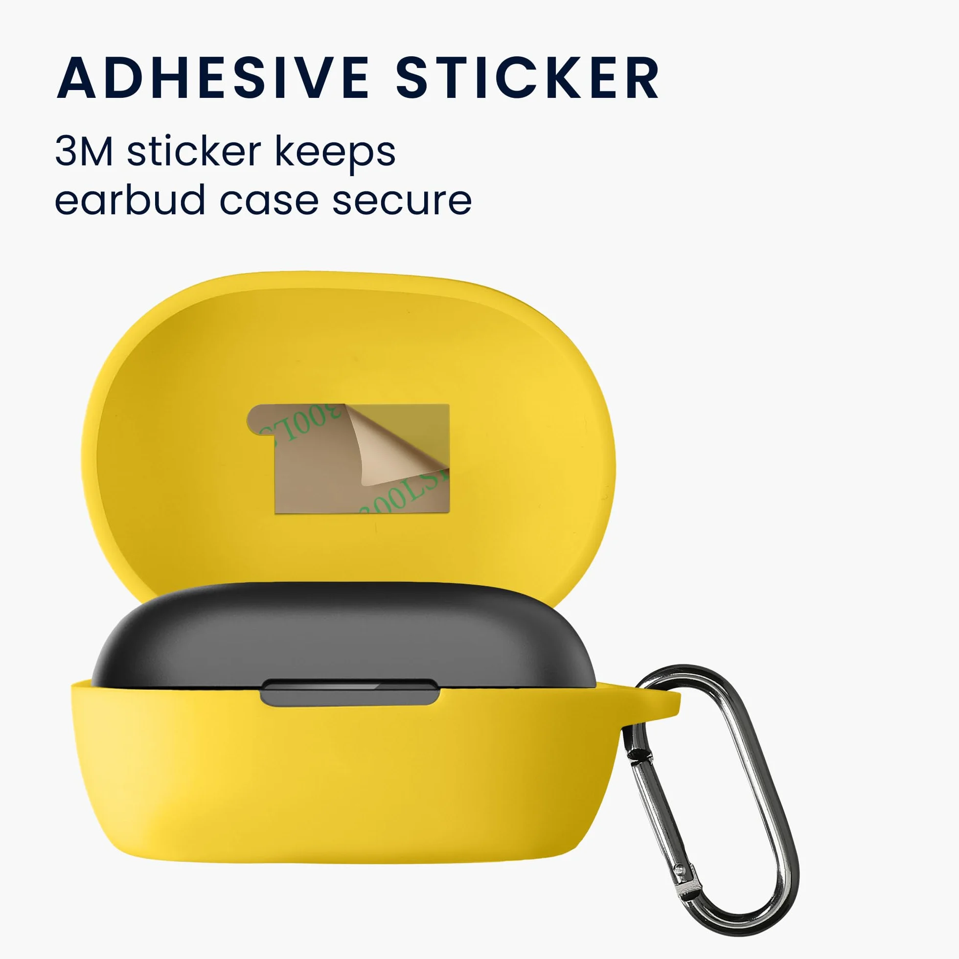 kwmobile Silikonowe etui kompatybilne z Bose QuietComfort Earbuds - Etui na słuchawki bezprzewodowe - żółte