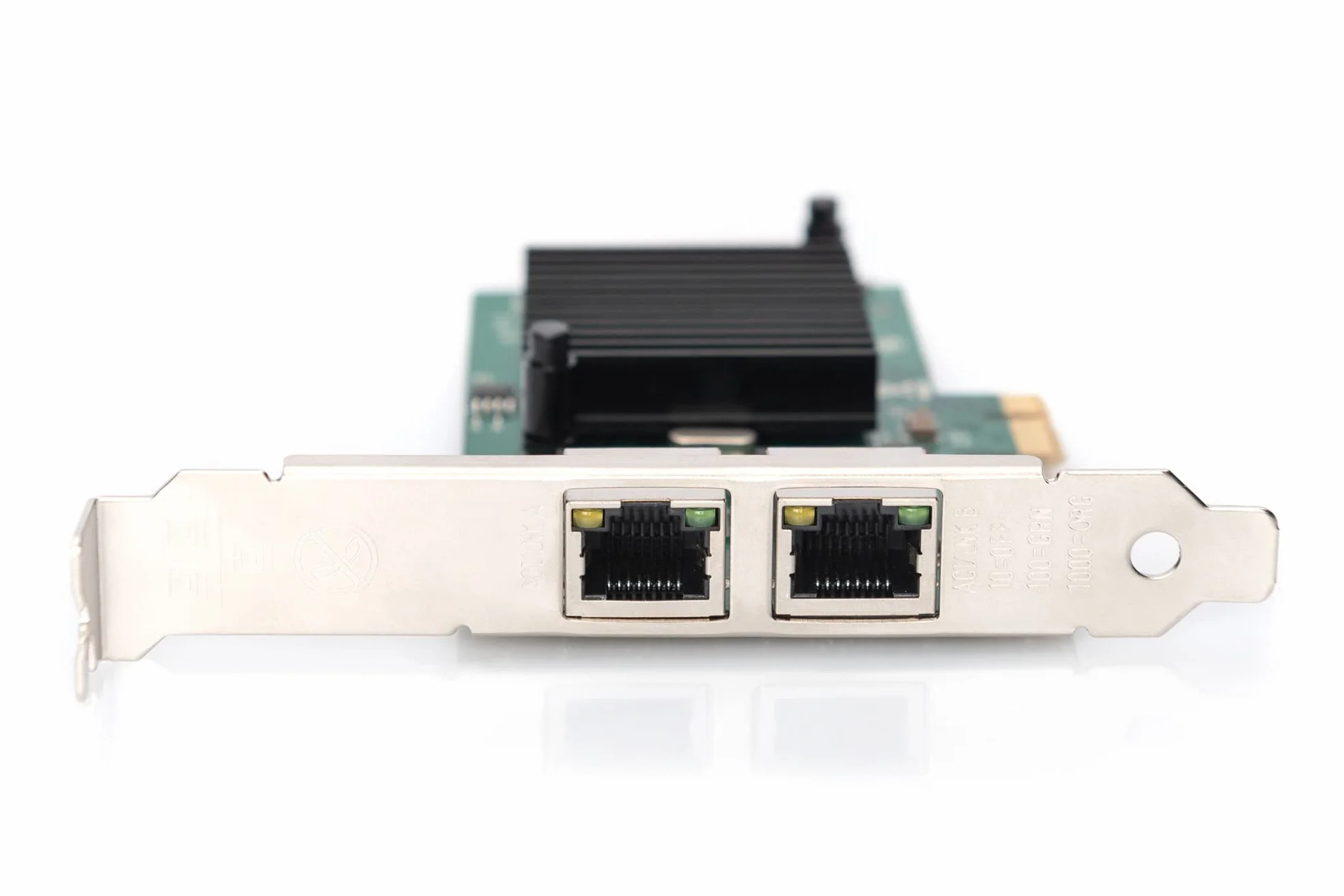DIGITUS Karta sieciowa Gigabit PCIe – 2-portowa RJ45 - Layer-2 - Intel Chipsatz 82575EB - 1-GBit/s - VLAN & Flow-Control