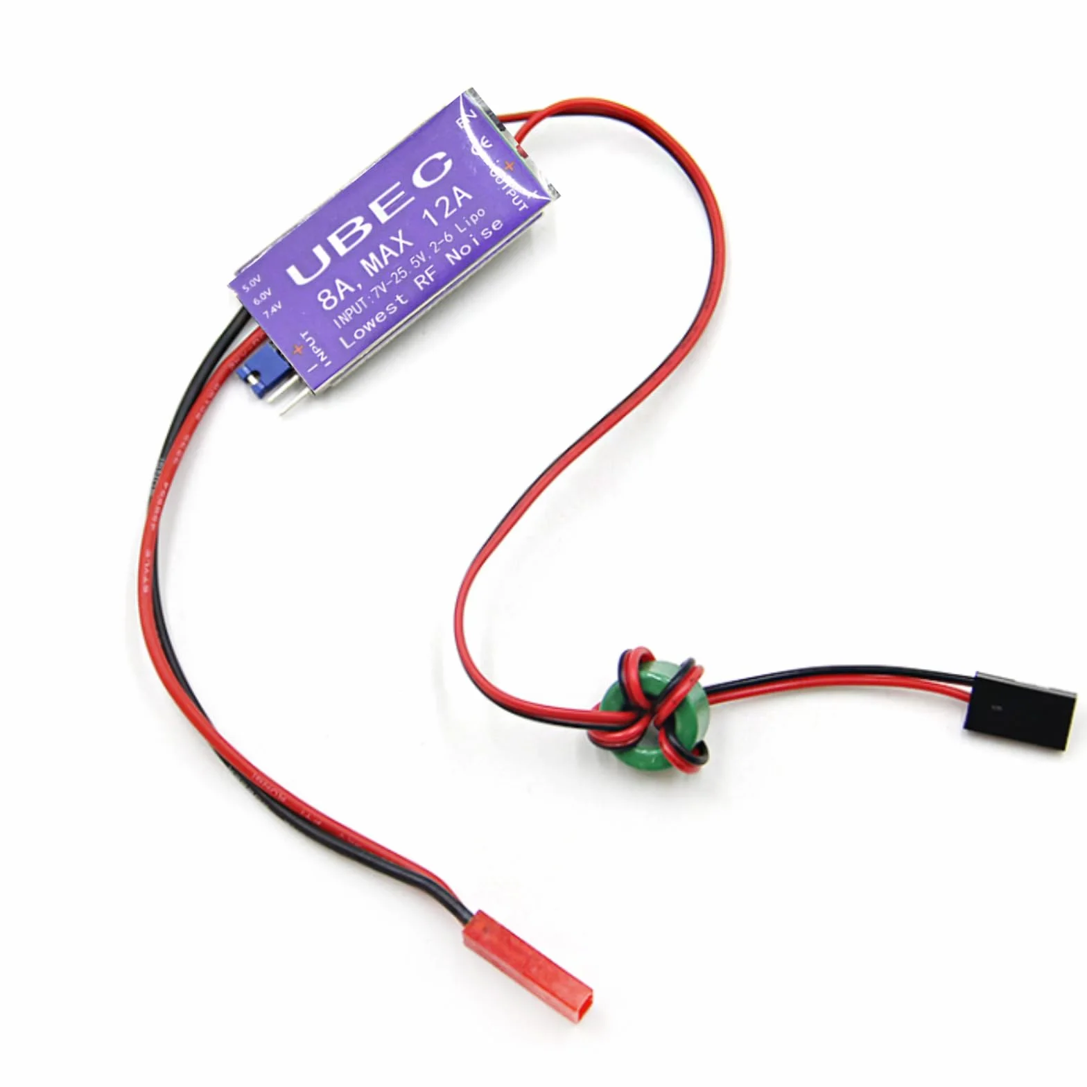 Regulator Napięcia UBEC, Zewnętrzny Regulator Napięcia RC BEC Obniżający Napięcie Moduł UBEC 5 V 6 V 7,4 V 8 A Wyjście 7 V-25,5 V Wejście, Płytka Regulatora Napięcia dla Samolotu