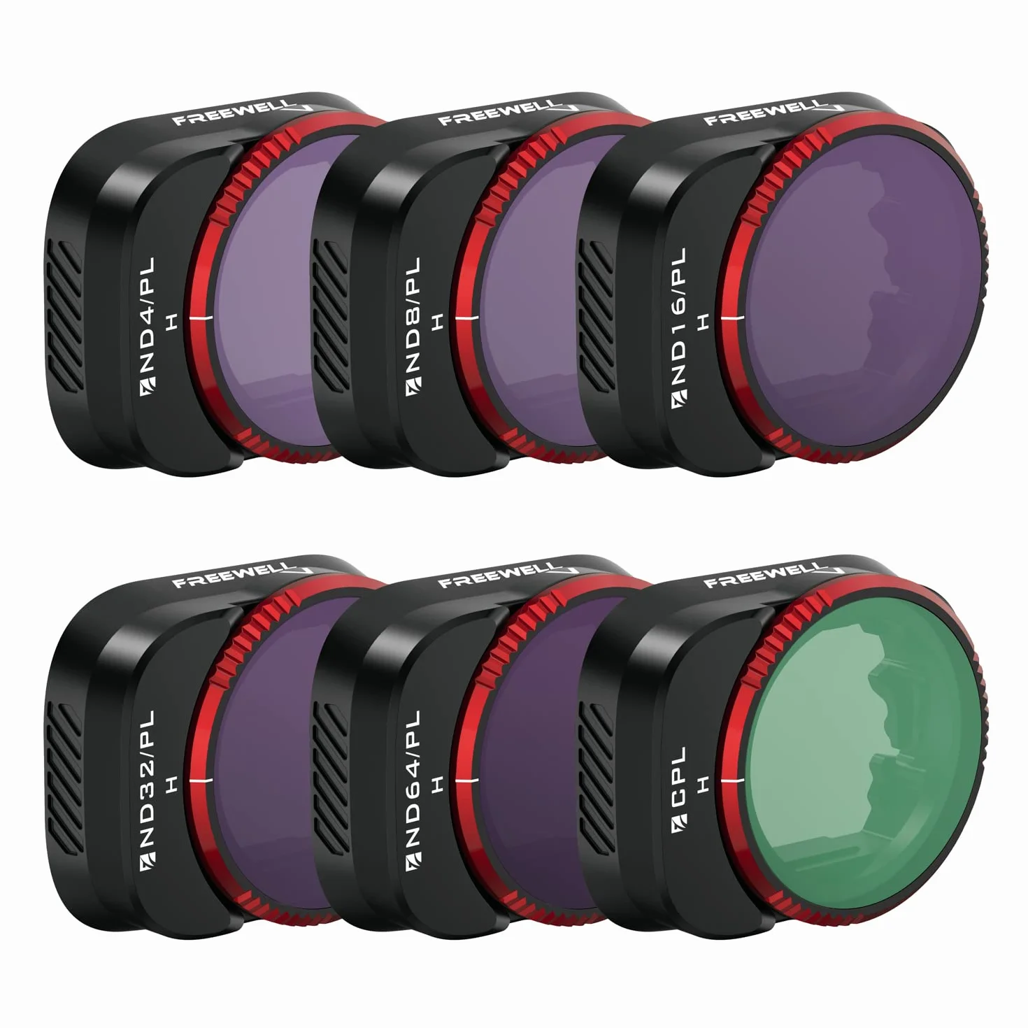 Filtry Freewell Bright Day ND/PL, CPL 6 szt. Kompatybilne z Mini 3 Pro/Mini 3