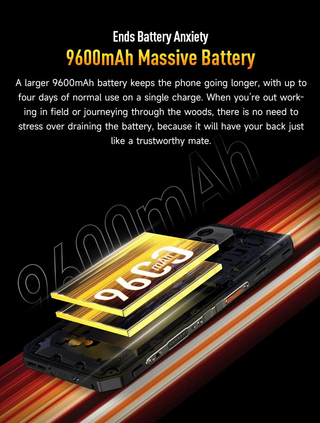 Ulefone Niezniszczalny smartfon Power Armor 19, aparat 108 MP, 12 GB 256 GB, 6,58 cala, 120 Hz FHD, wodoodporny telefon komórkowy z systemem Android 12, wodoodporny IP68, Dual SIM, termometr