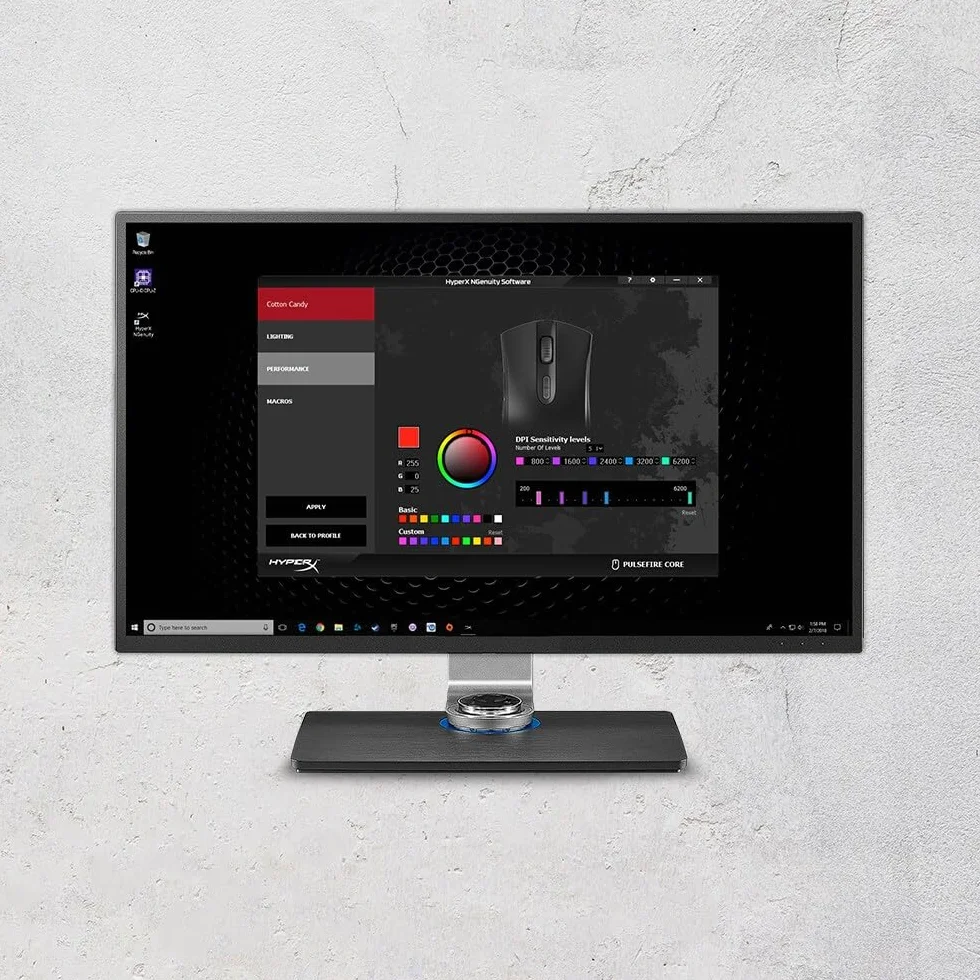 HyperX Pulsefire Core HX-MC004B, Mysz, Czarny