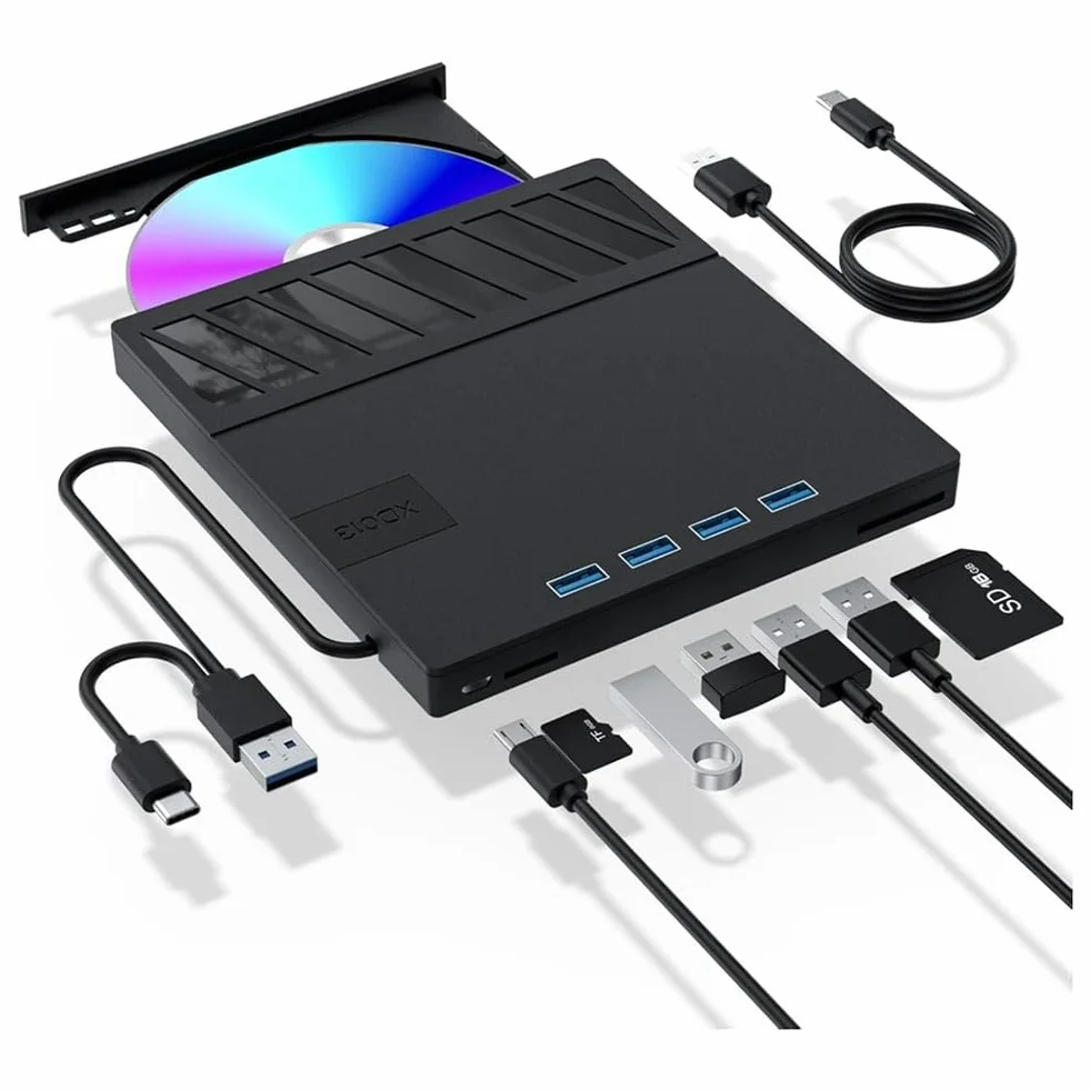 Zewnętrzny przenośny odtwarzacz Blu Ray DVD/CD/BD/VCD USB 3.0 3D optyczny napęd Bluray dla iOS Win
