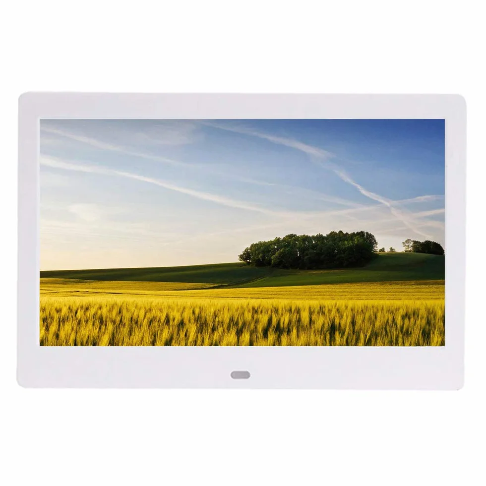 Cyfrowe ramki do zdjęć 10C cali HD HD Elektroniczna ramka na zdjęcia, reklamowa ramka na zdjęcia, domowa cyfrowa elektroniczna ramka na zdjęcia, reklamowa maszyna do zdjęć, stojak na zdjęcia, biała,
